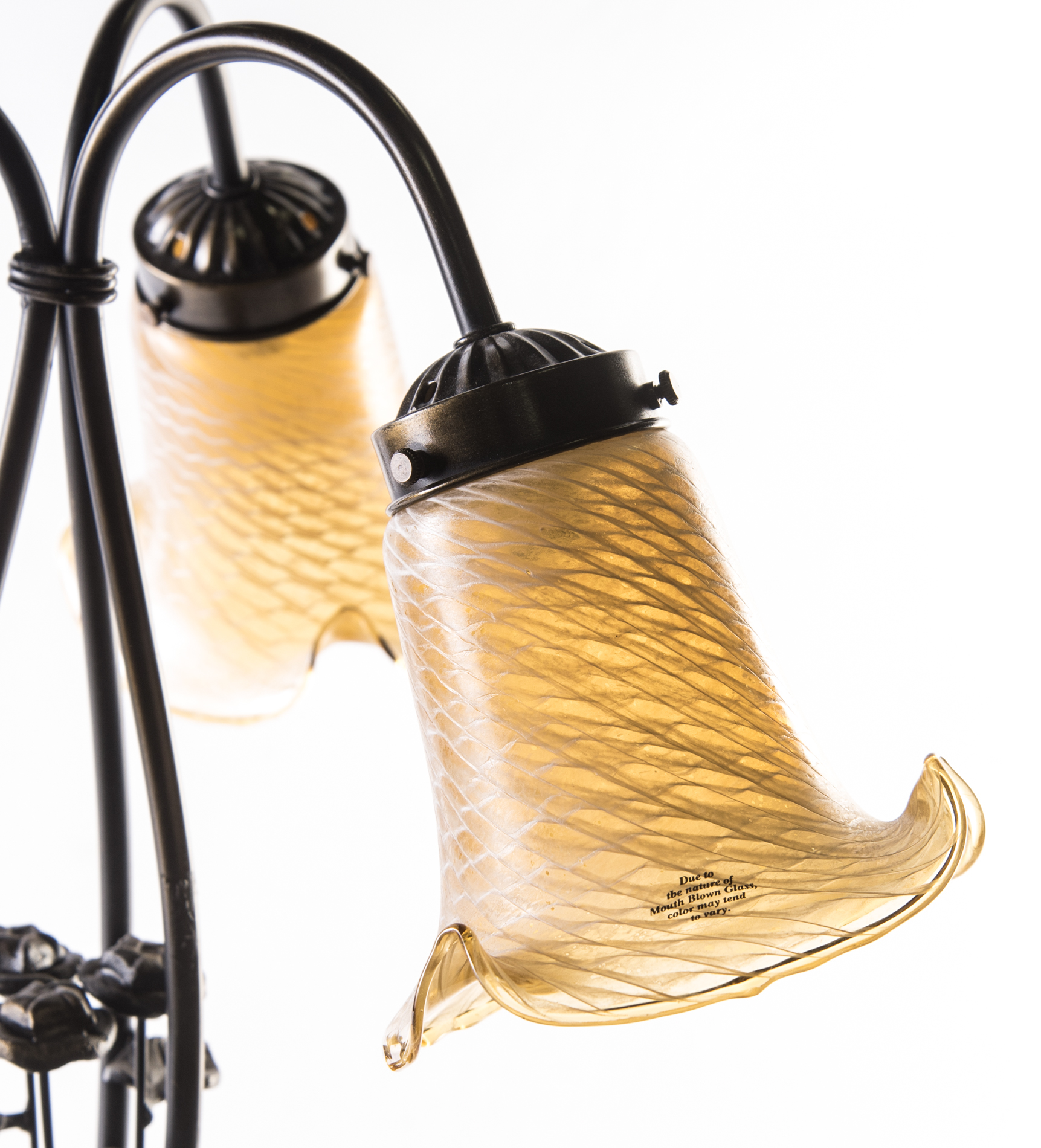 Art Nouveau Tiffany Style Tulip Lamp