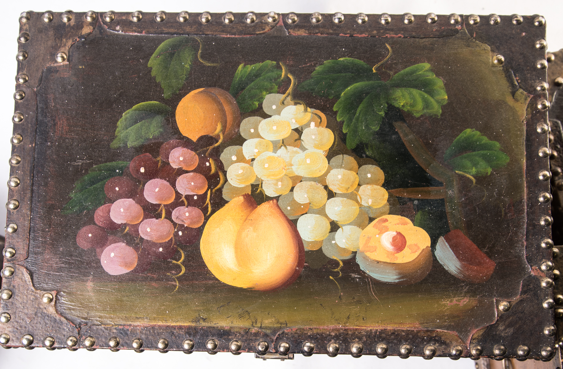 Painted Petite Wooden Nesting Trunks