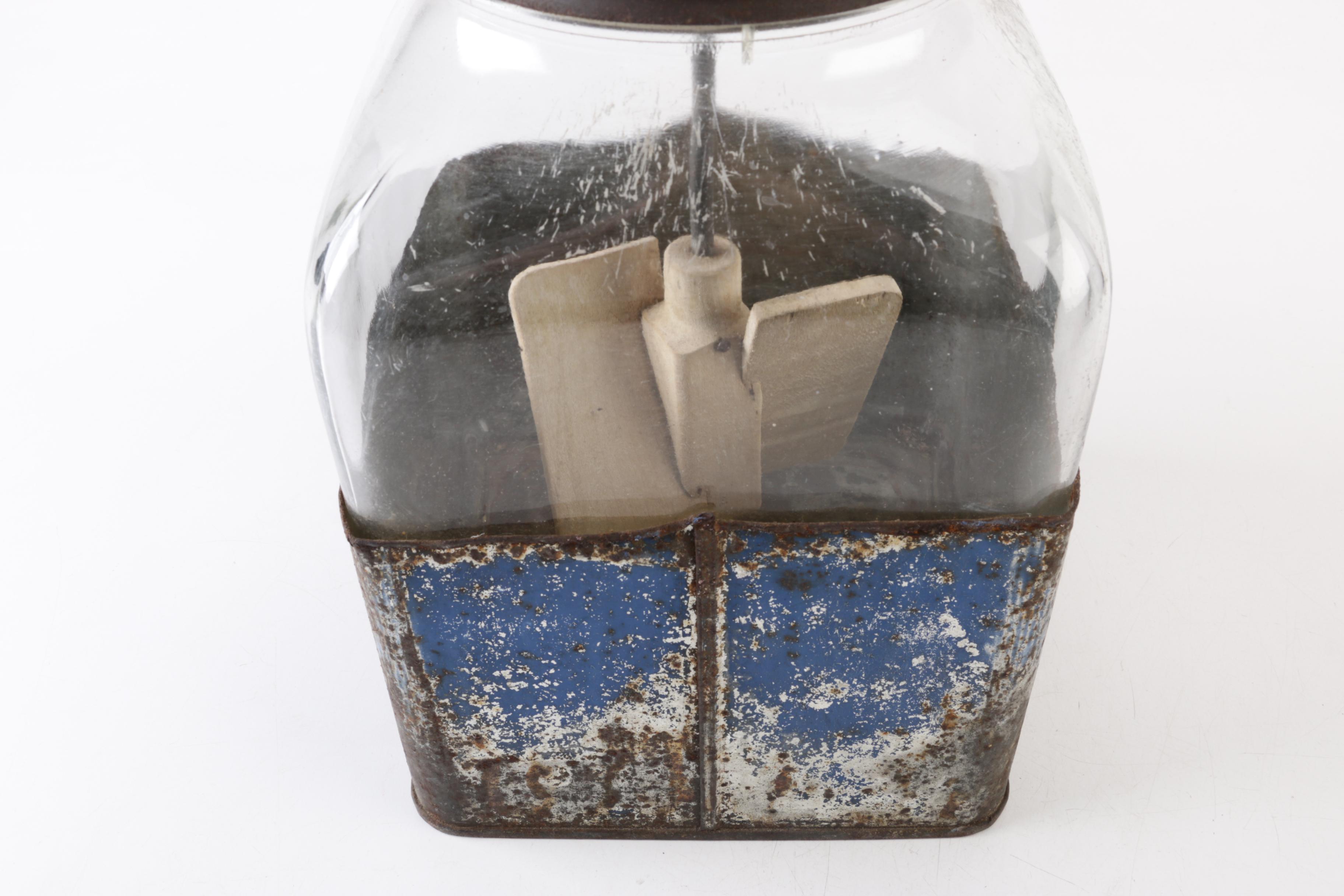 Vintage Arcade Mfg. Co "Favorite Mill" Coffee Grinder and Dazey Dairy Churn