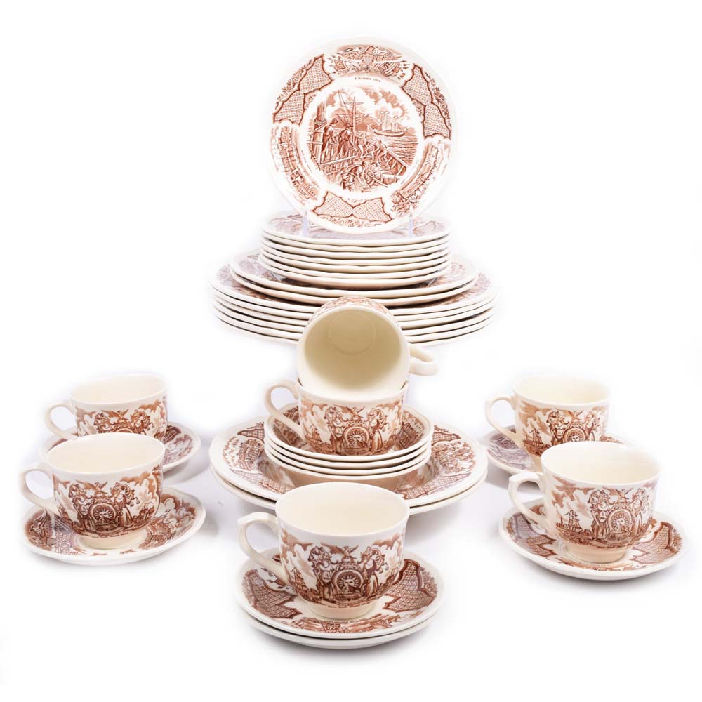 Alfred Meakin "Fair Winds" Ironstone Dinnerware