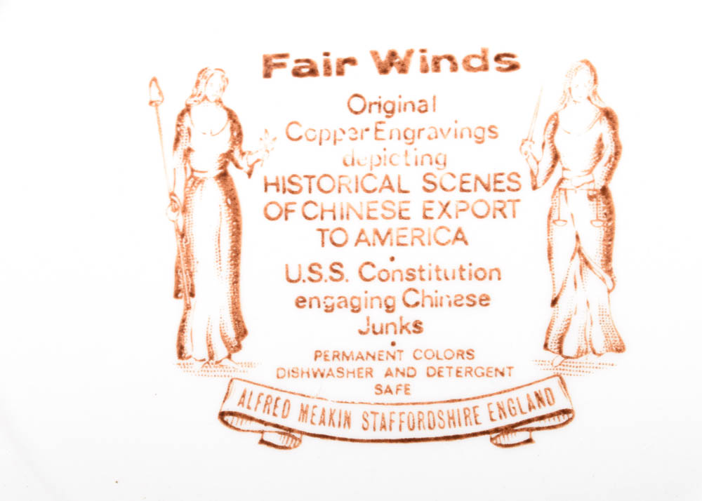 Alfred Meakin "Fair Winds" Ironstone Dinnerware