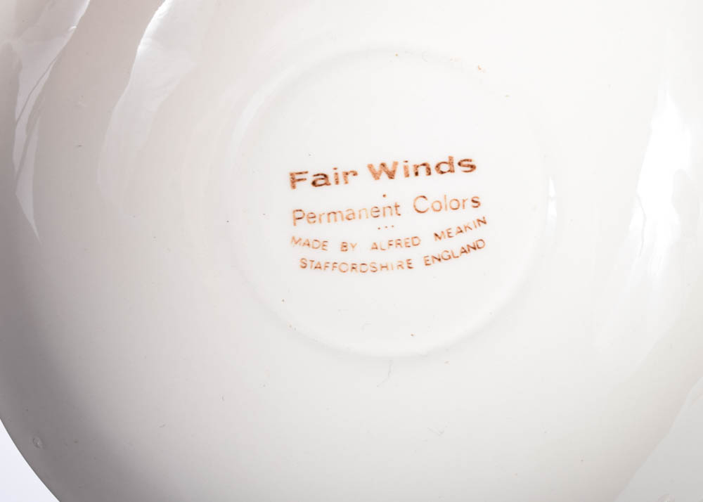 Alfred Meakin "Fair Winds" Ironstone Dinnerware