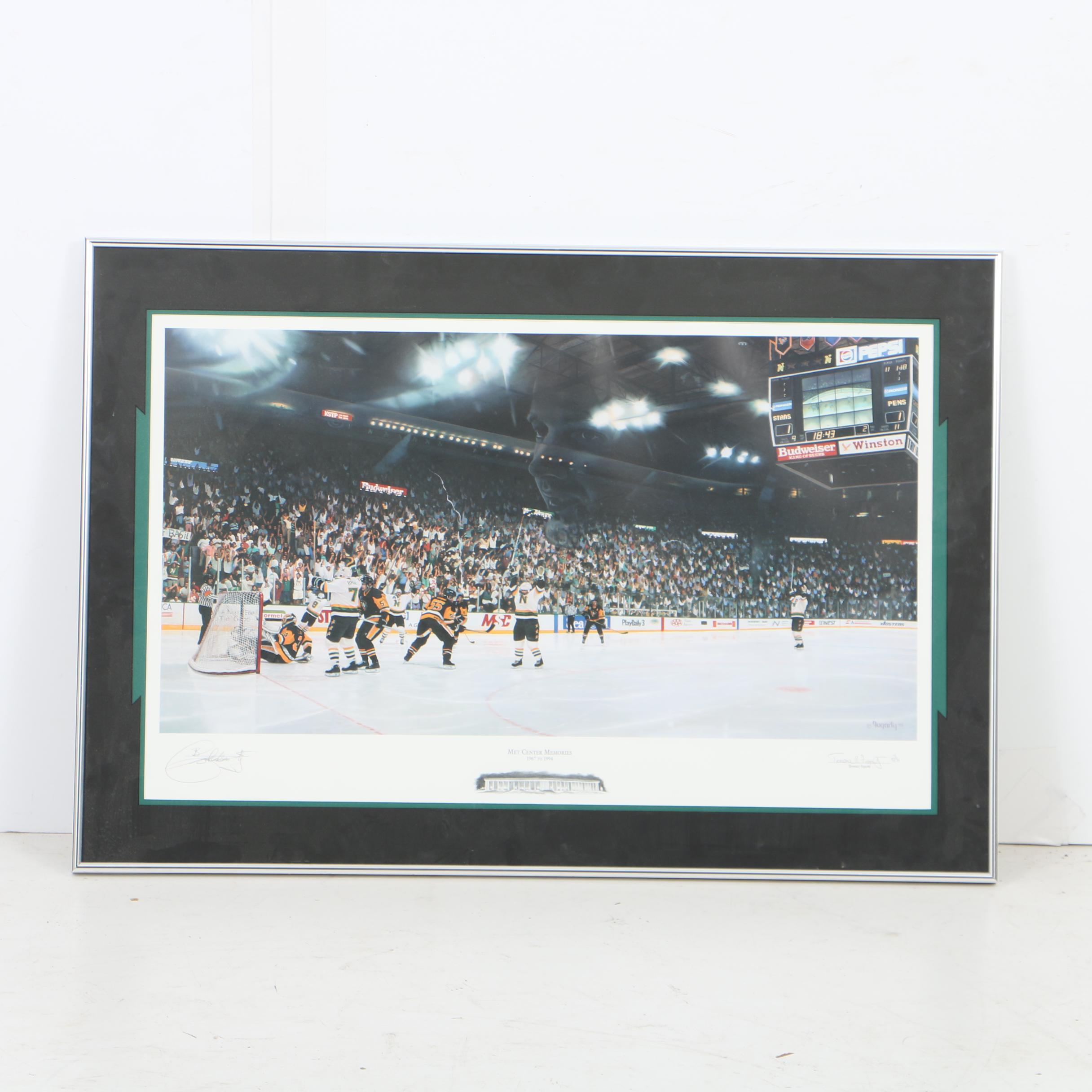 Terrence Fogarty Limited Edition Offset Lithograph "Met Center Memories"