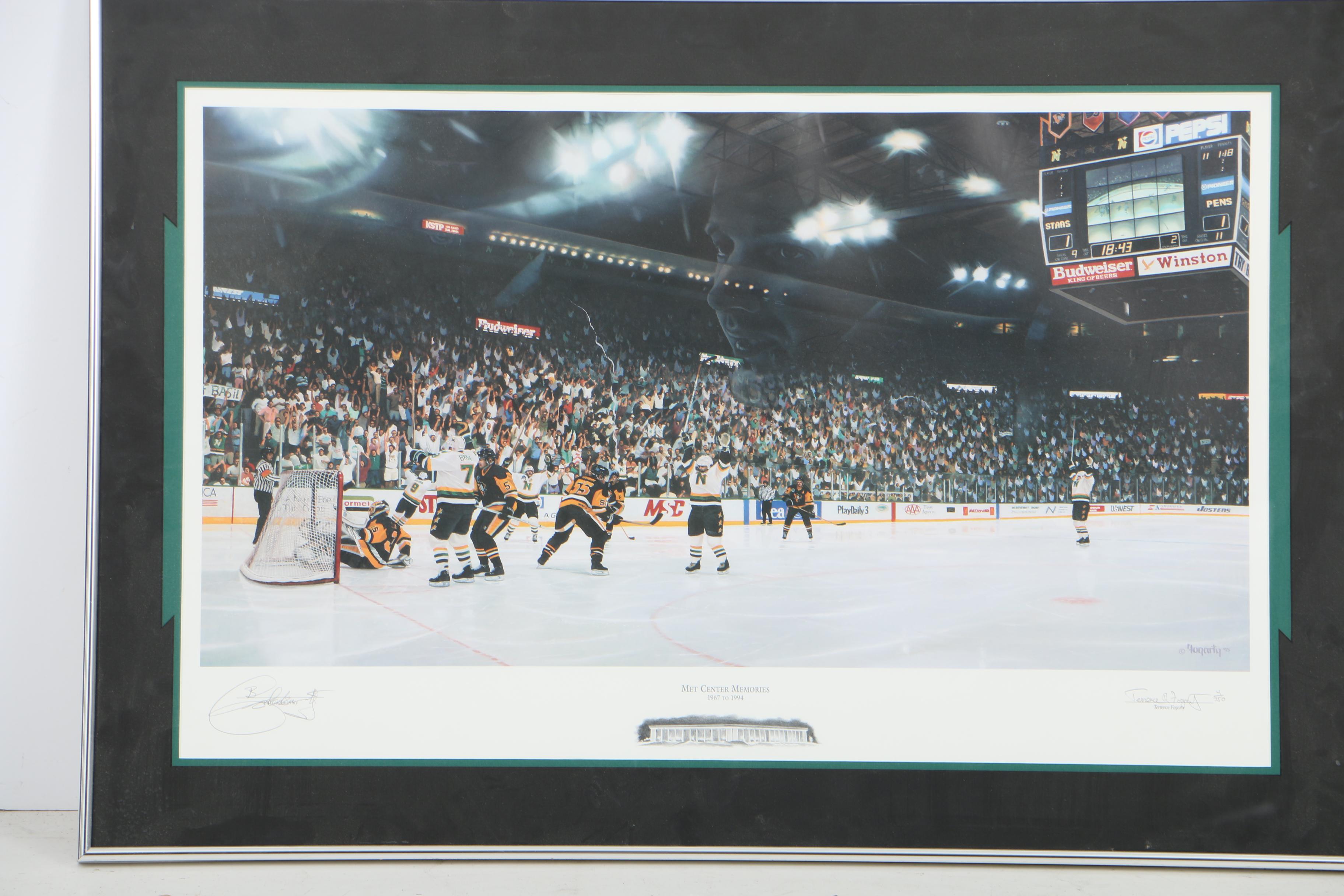 Terrence Fogarty Limited Edition Offset Lithograph "Met Center Memories"