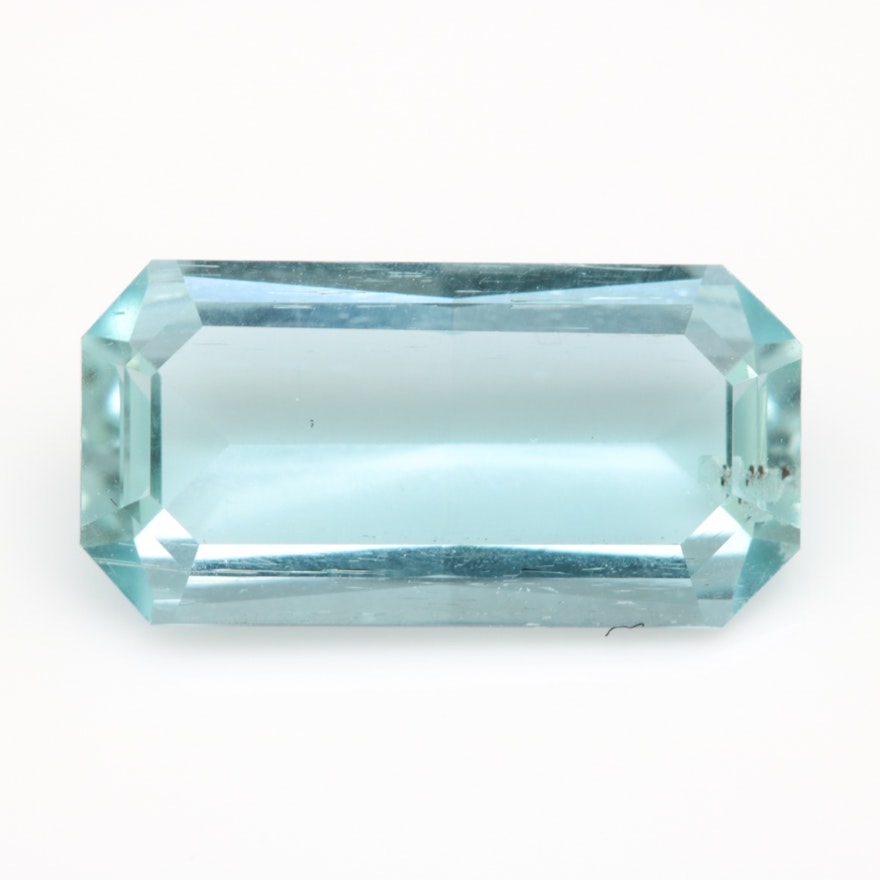 Loose 3.55 CT Aquamarine Gemstone