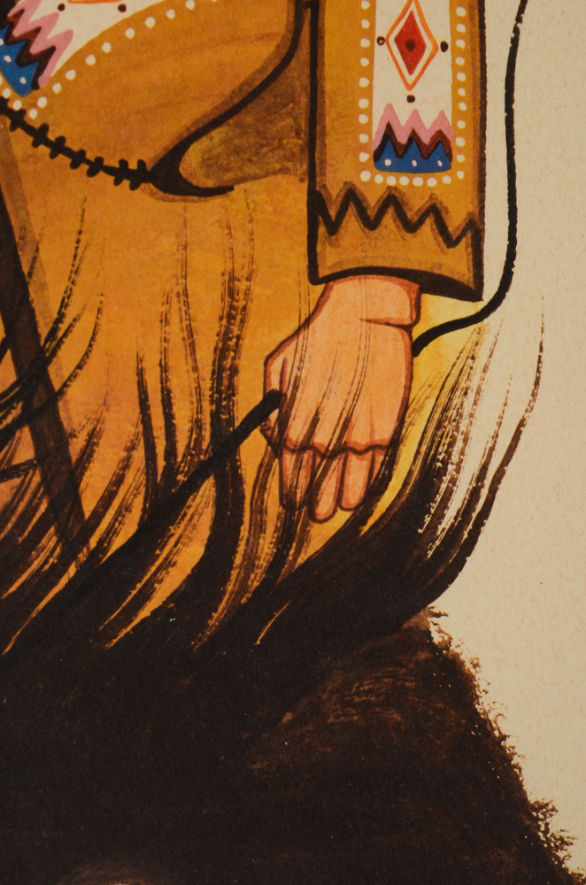 Rance Hood Signed Limited Edition Offset Lithgoraph after "War Chief"