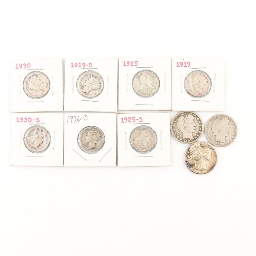 Group of Various Antique and Vintage U.S. Silver Coins