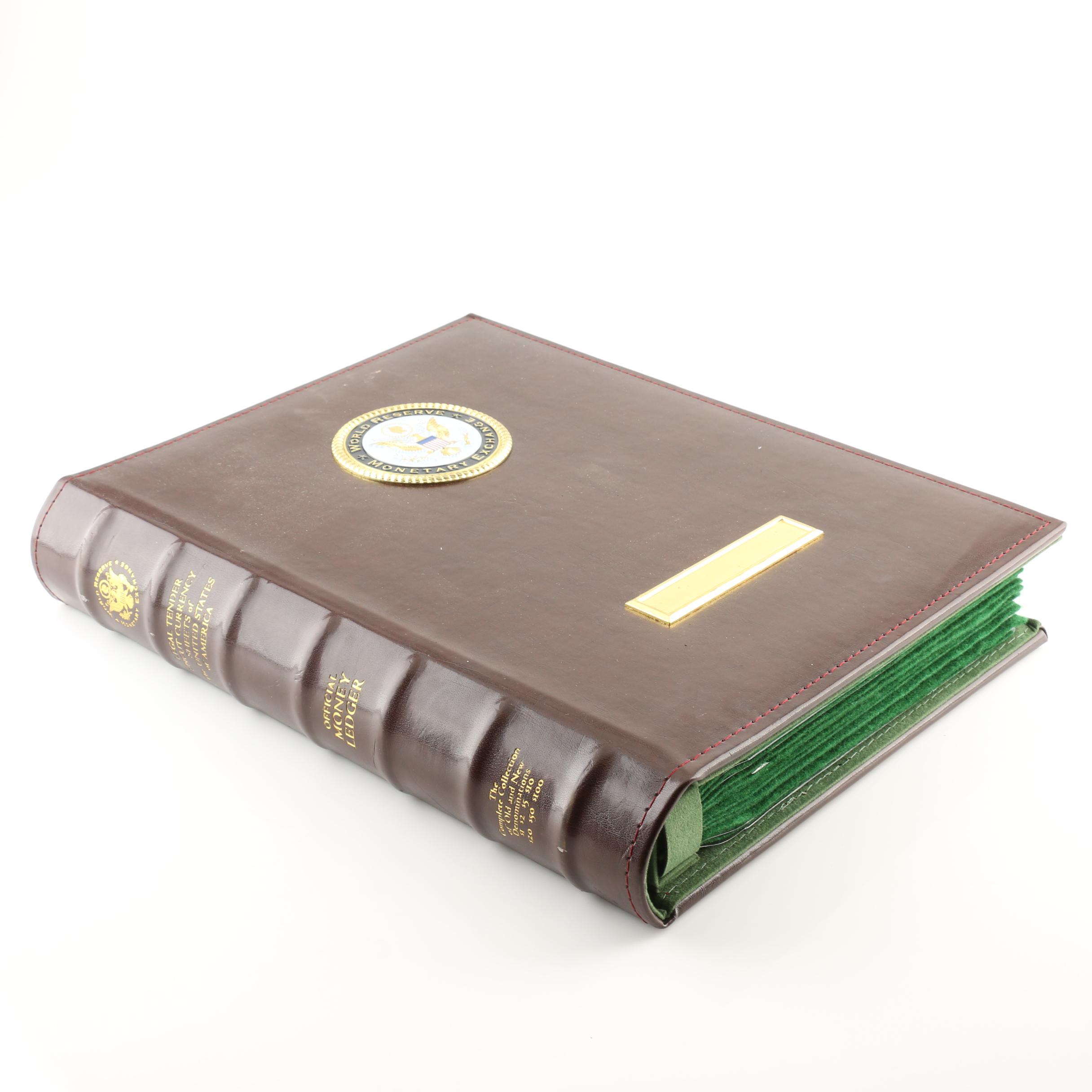 "Legal Tender Uncut Currency Sheets of the U.S." Currency Set