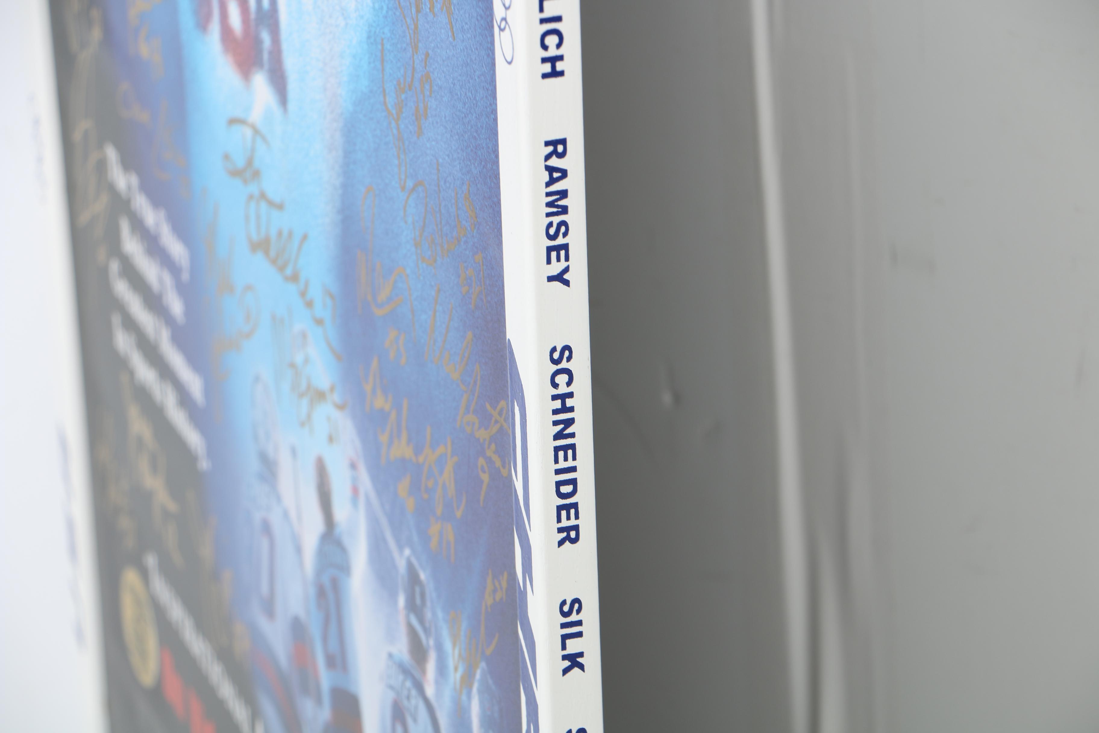 "Miracle" Movie Poster Signed by 1980 U.S. Men's Gold Medal Olympic Hockey Team