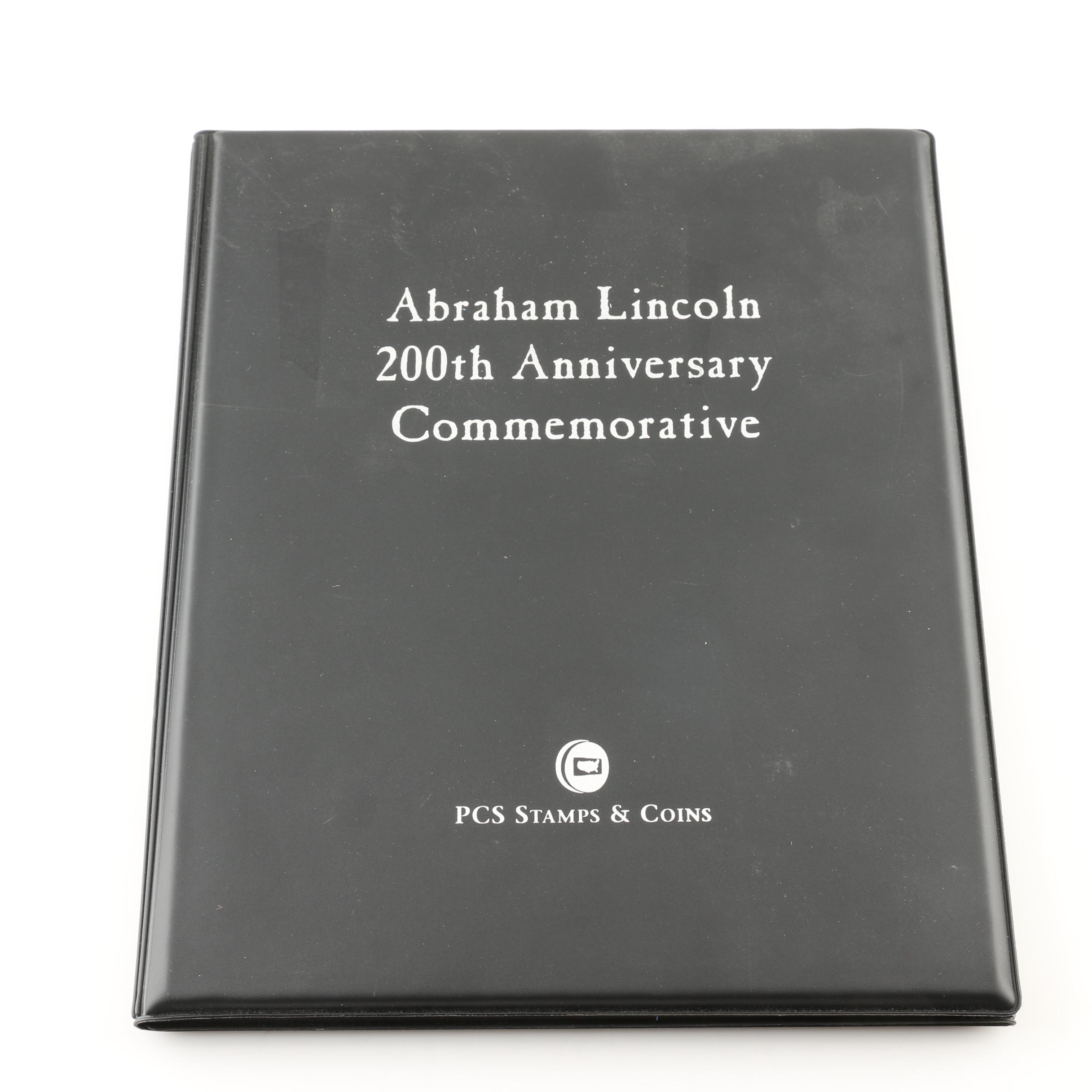 "Abraham Lincoln 200th Anniversary Commemorative" Coin and Stamp Set