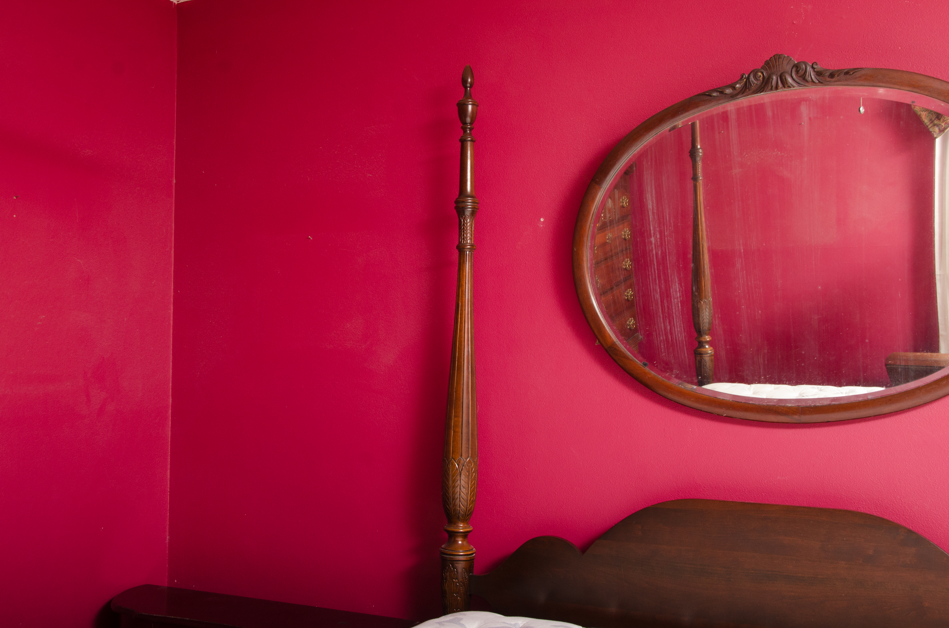 Vintage Regency Style Queen Four Poster Bed Frame