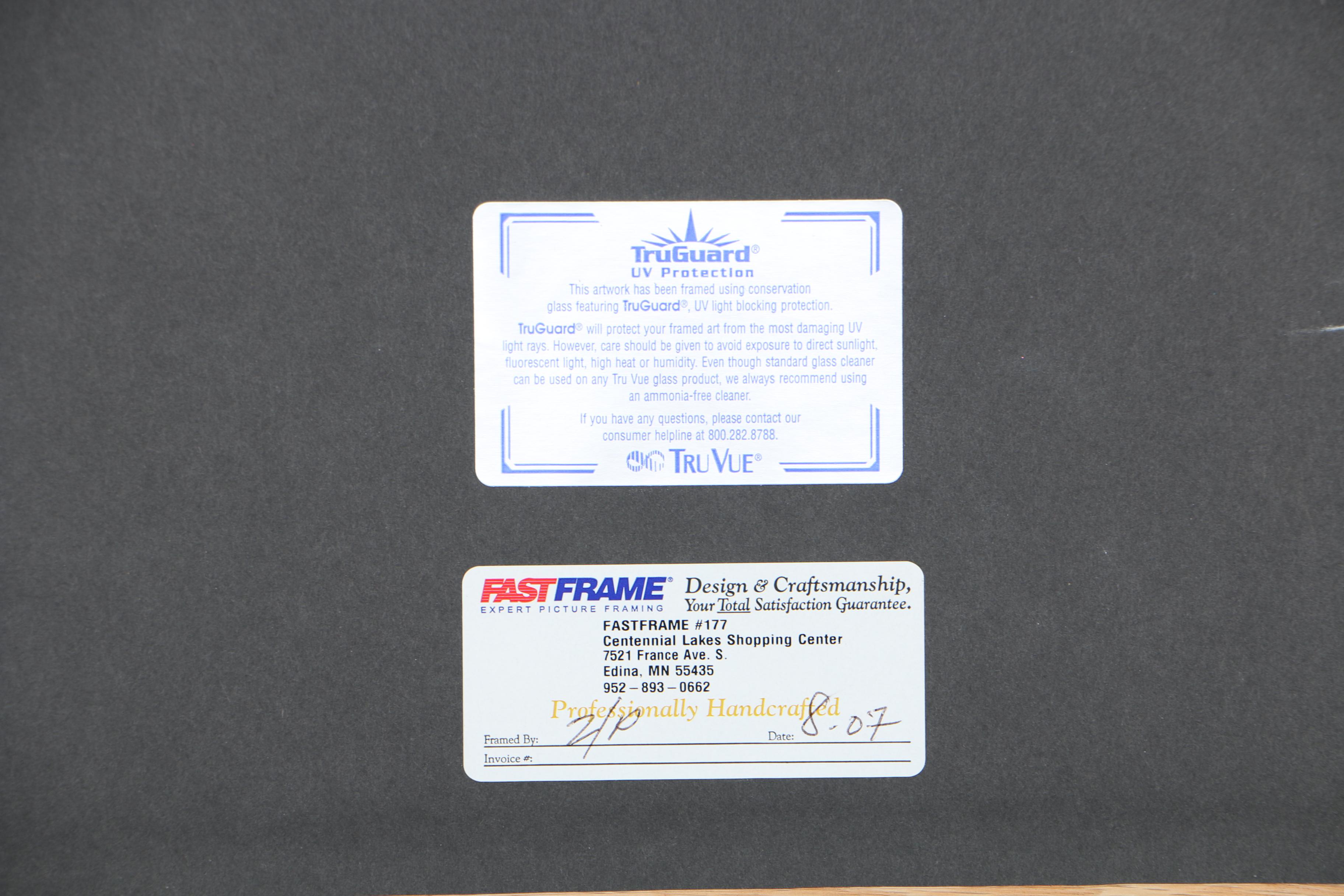 Herb Brooks Signed Print After Paul Conrad's Illustration of U.S. Hockey Team