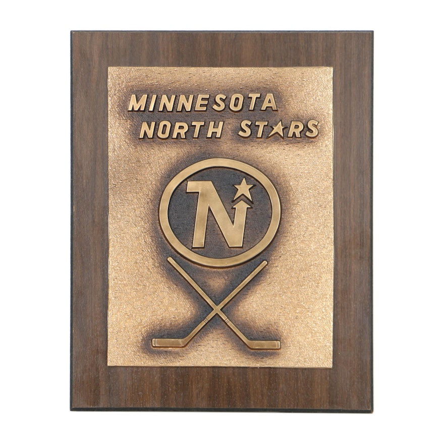 Minnesota North Stars National Hockey League Wall Plaque