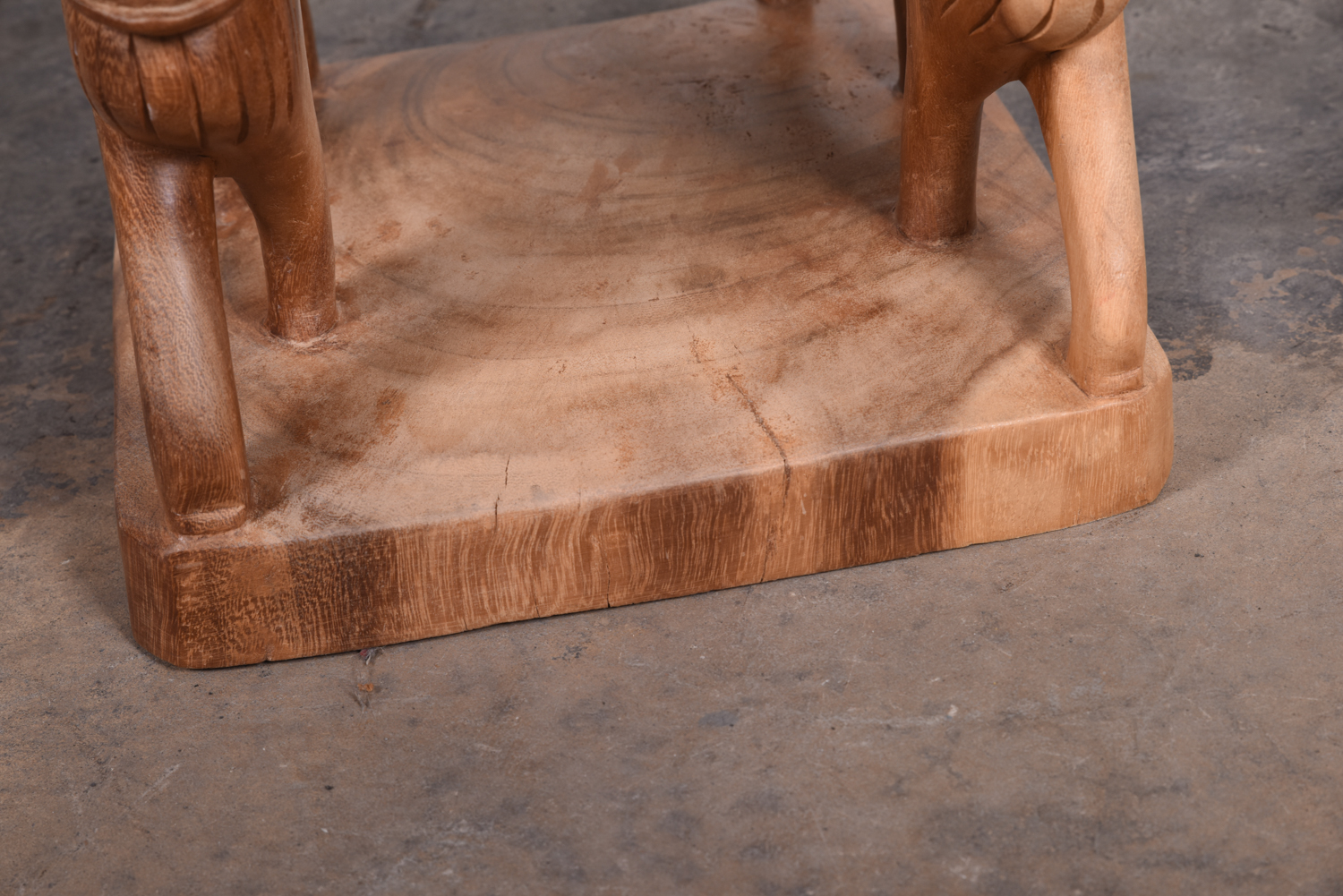 Exotic Wood Lion Chair