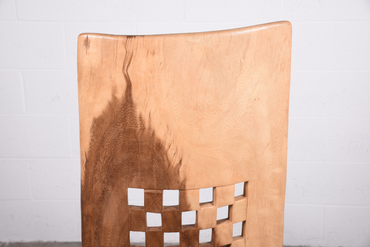 Exotic Wood Lion Chair