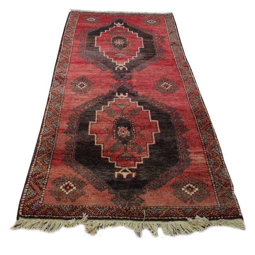 Hand-Knotted Persian Ardabil Area Rug