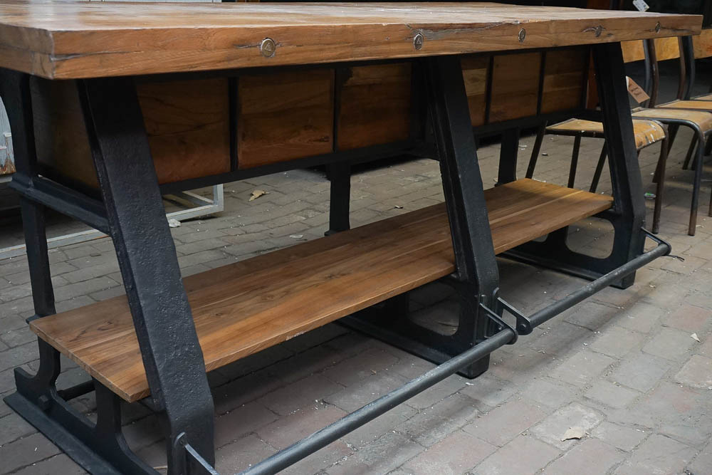 Industrial Style Kitchen Island