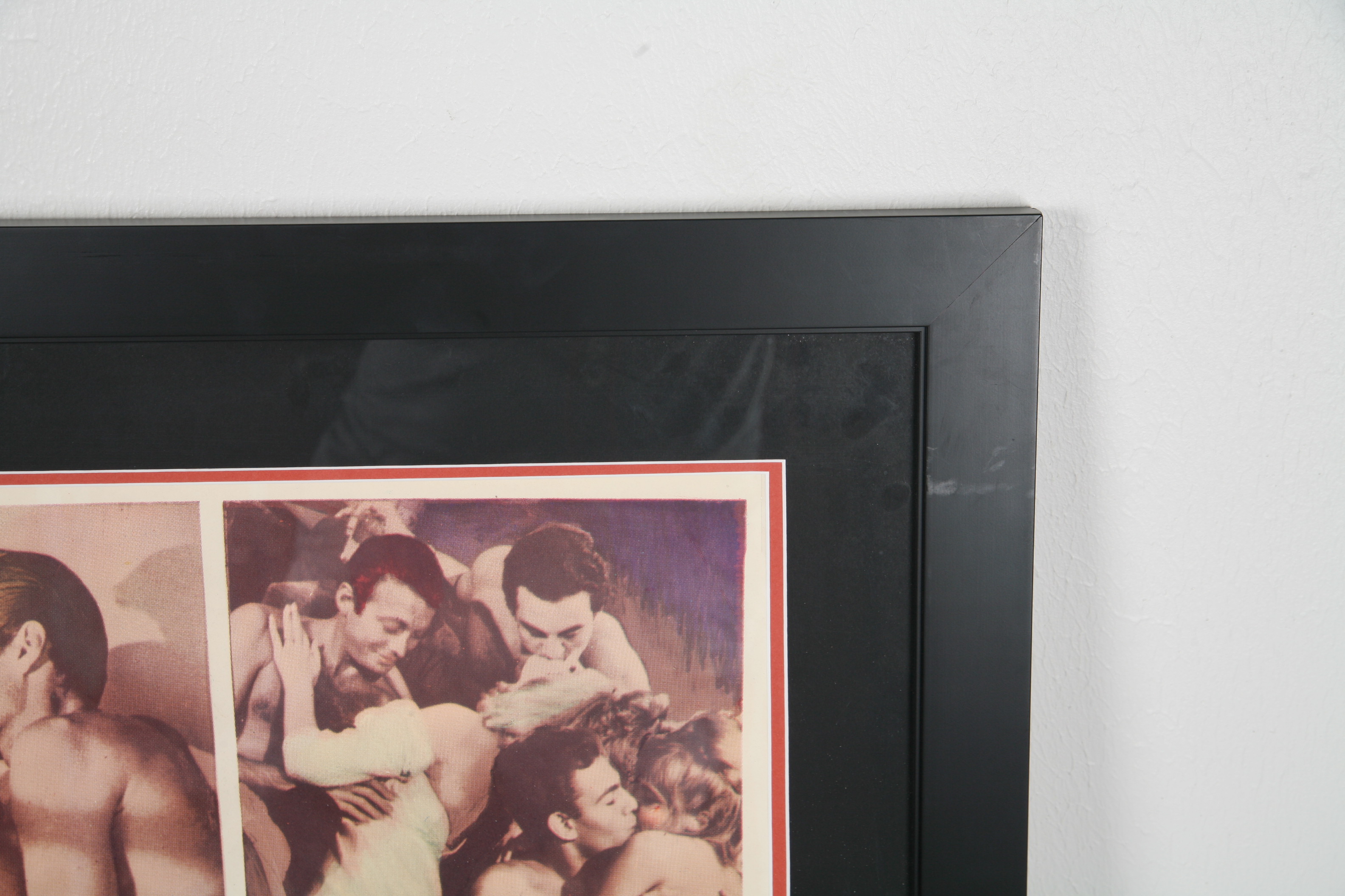 Vintage "Caught in the Act Naked!" Poster