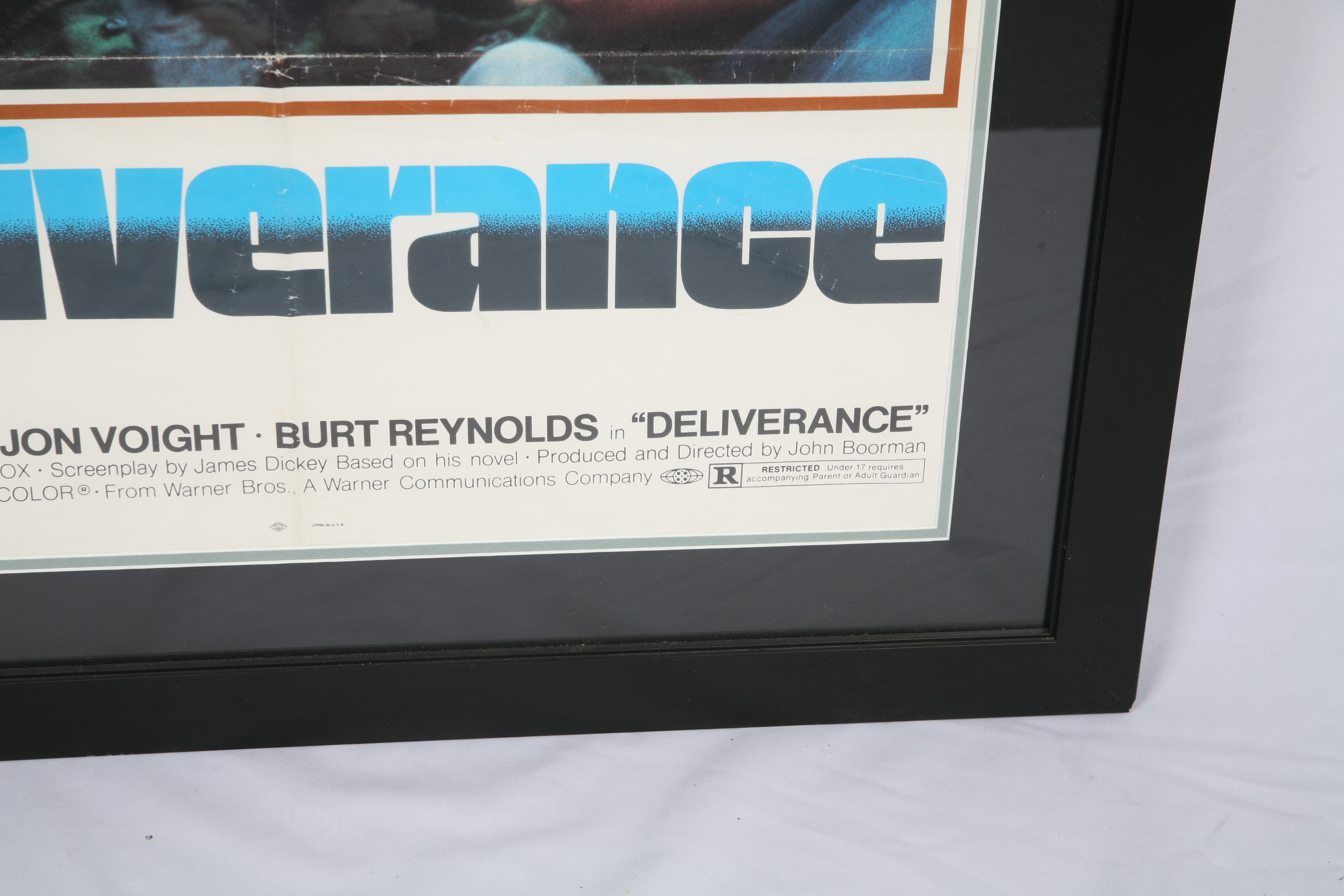 Framed "Deliverance" Poster with Burt Reynolds