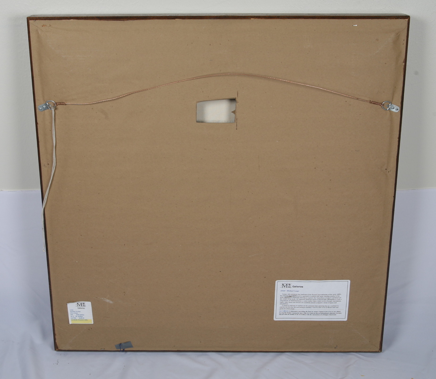 Michael Longo Oil Painting on Canvas of Sailing Yachts