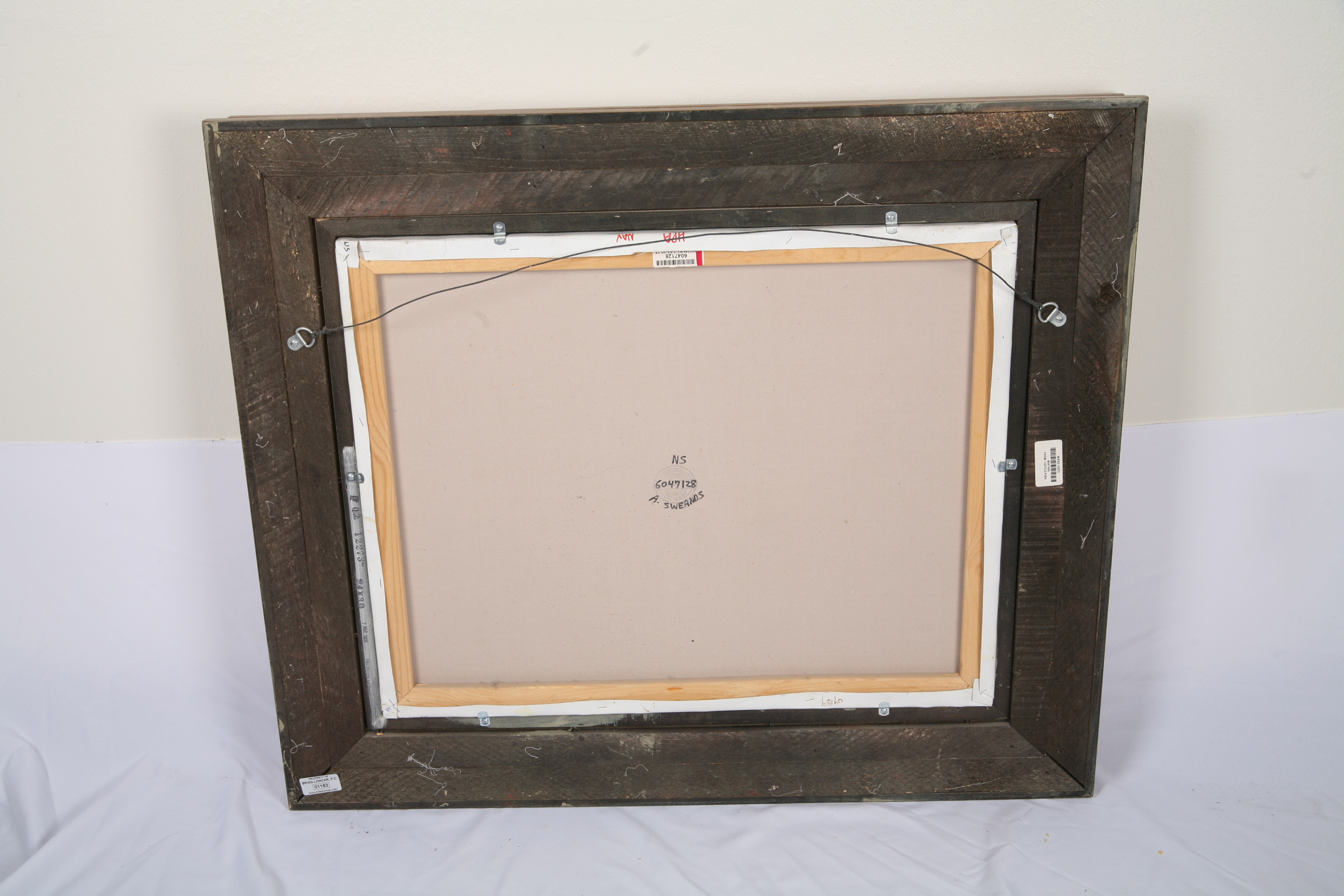 A. Sweands Oil Painting of 19th-Century European Market Scene