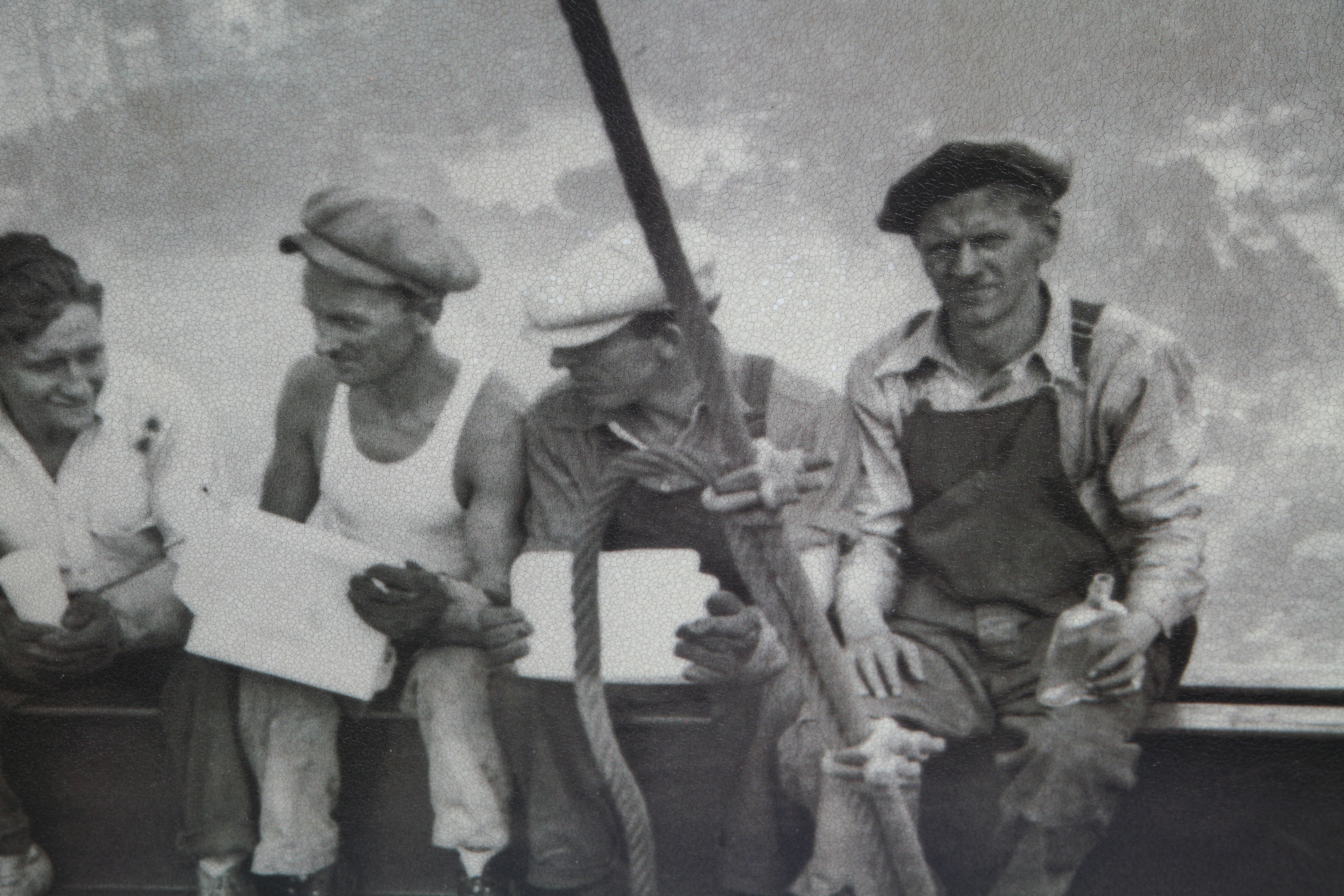 Offset Lithograph on Paper "Lunch Atop a Skyscraper"
