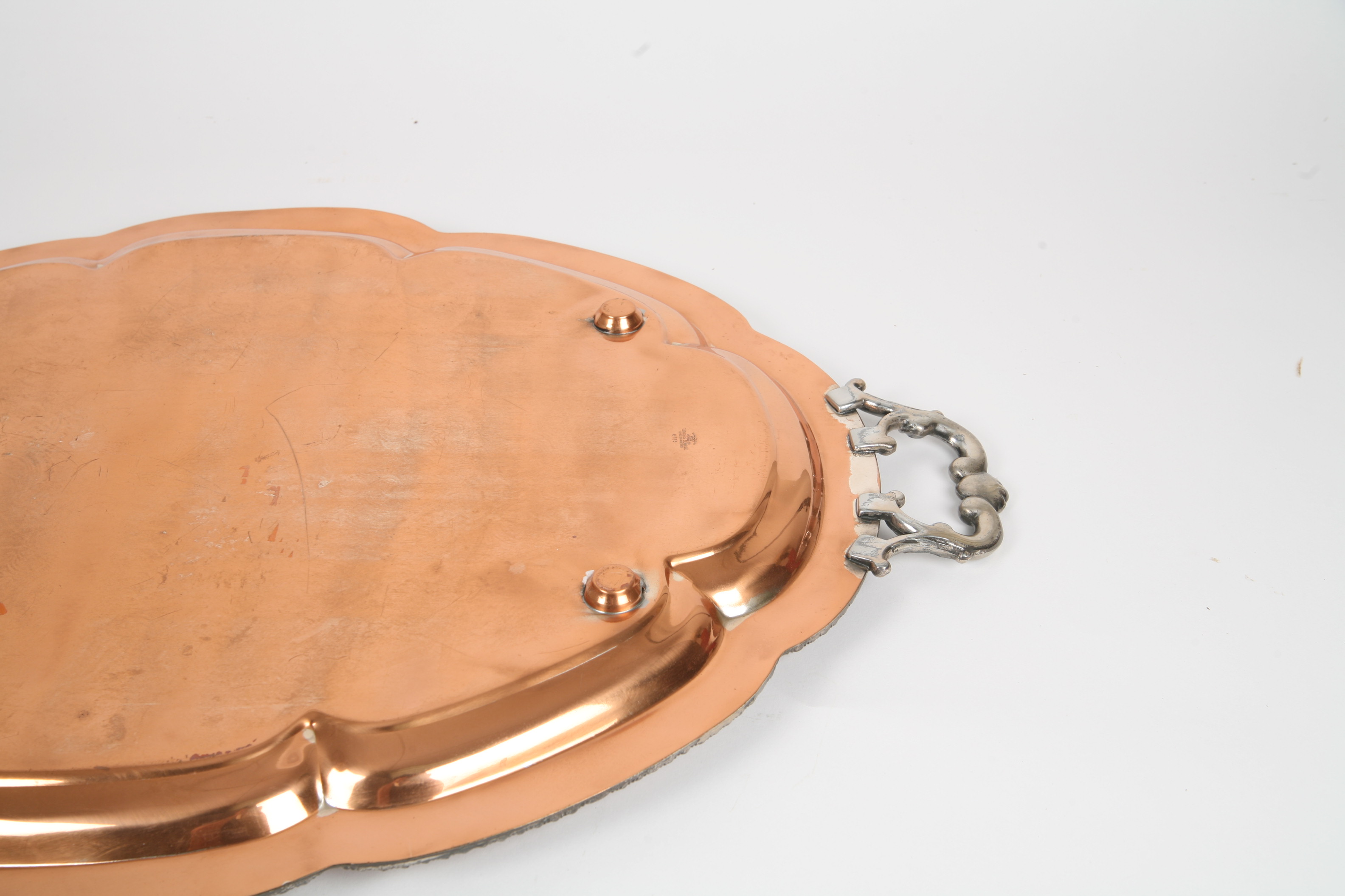 Silver on Copper Tray by FB Rogers Silver Company