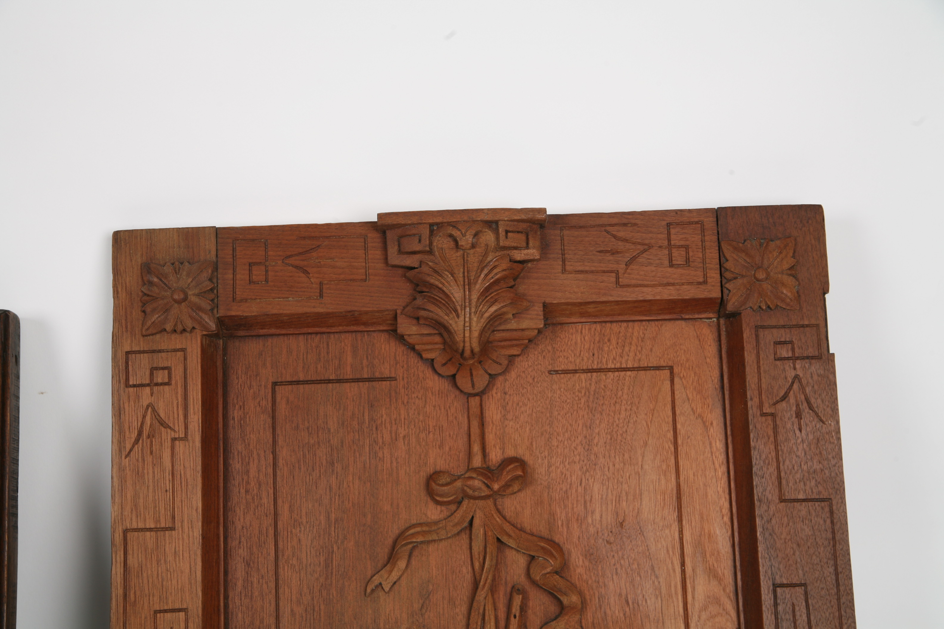 Repurposed Carved Wooden Plaques