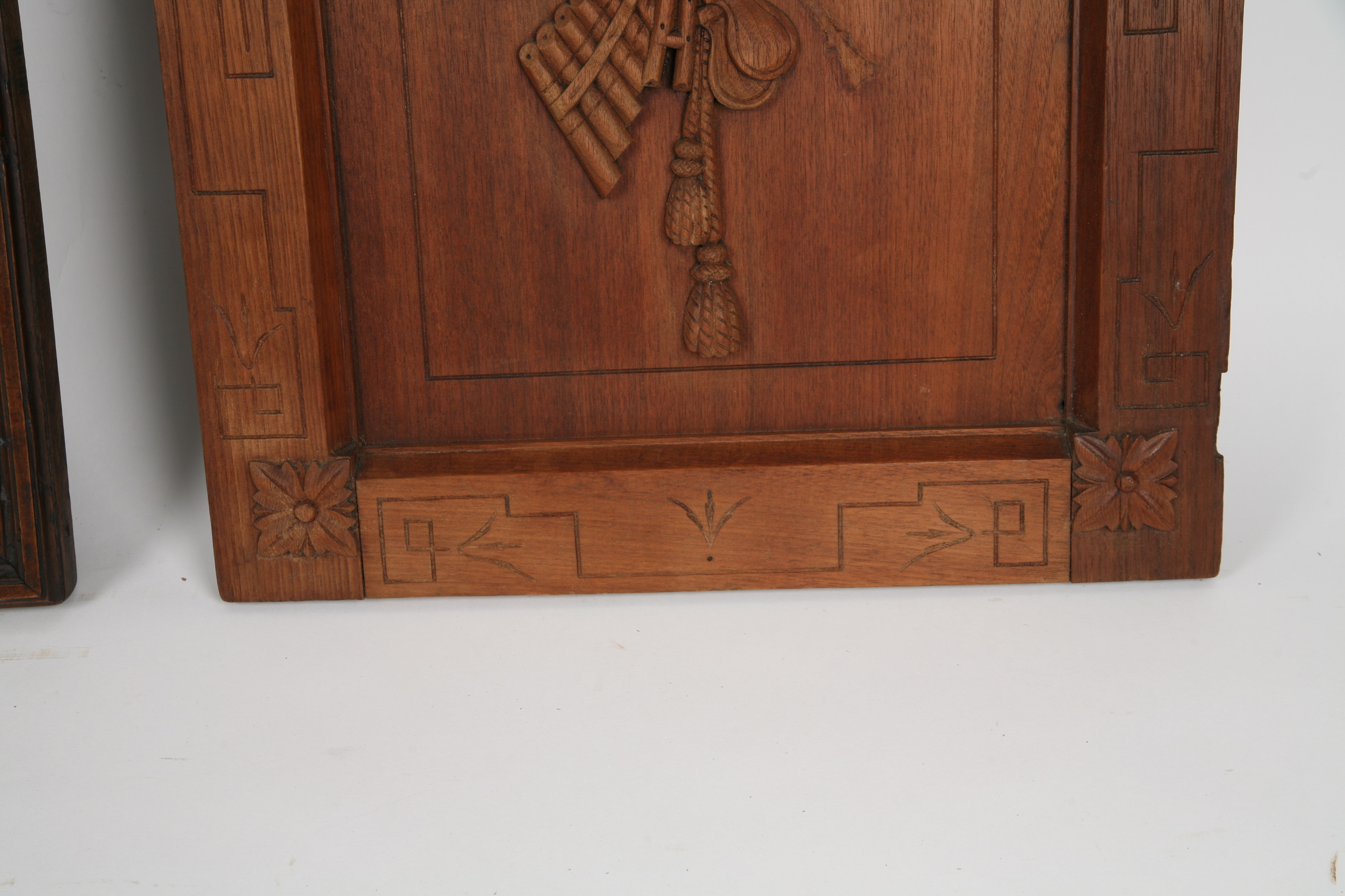 Repurposed Carved Wooden Plaques