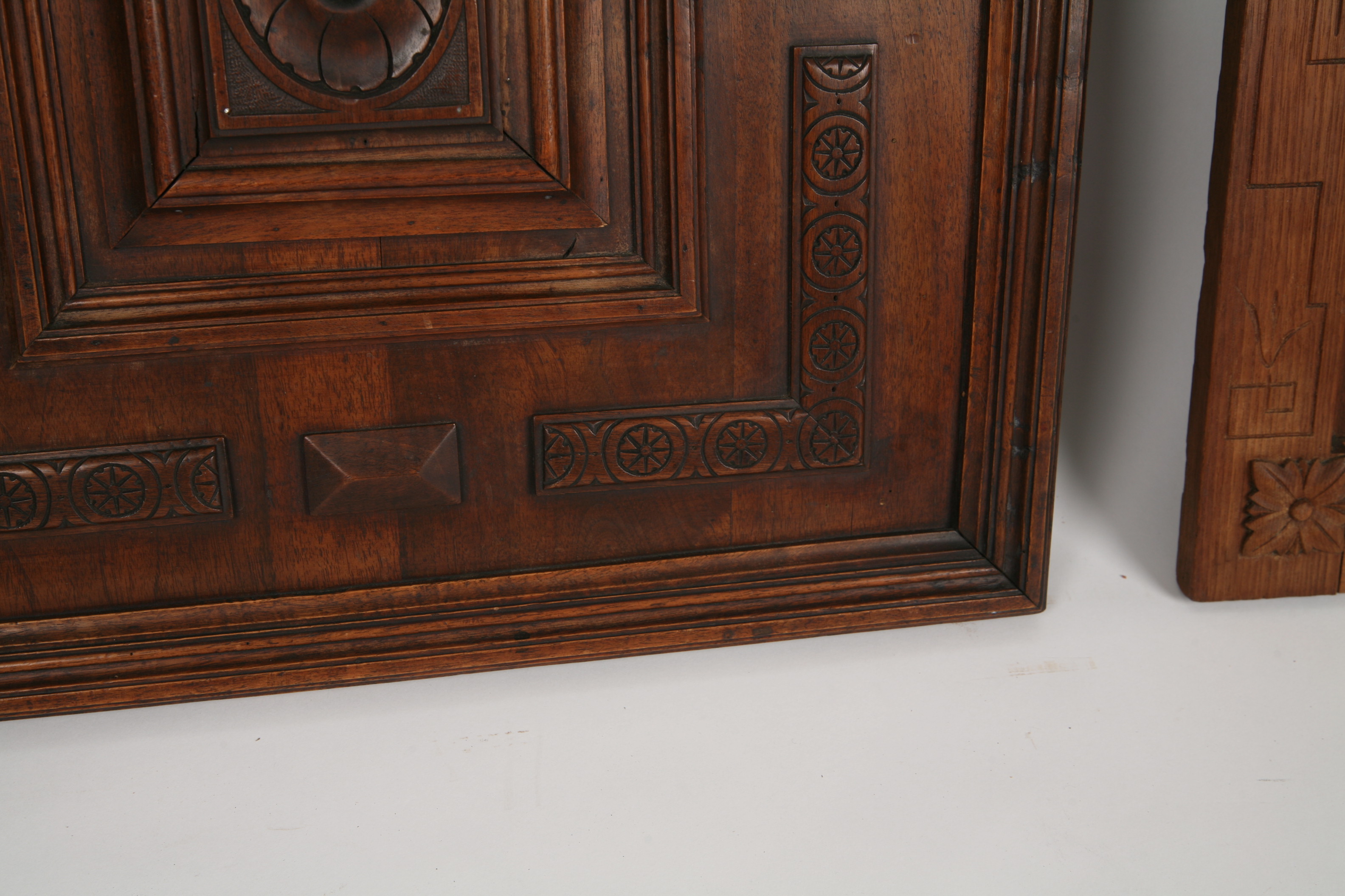 Repurposed Carved Wooden Plaques