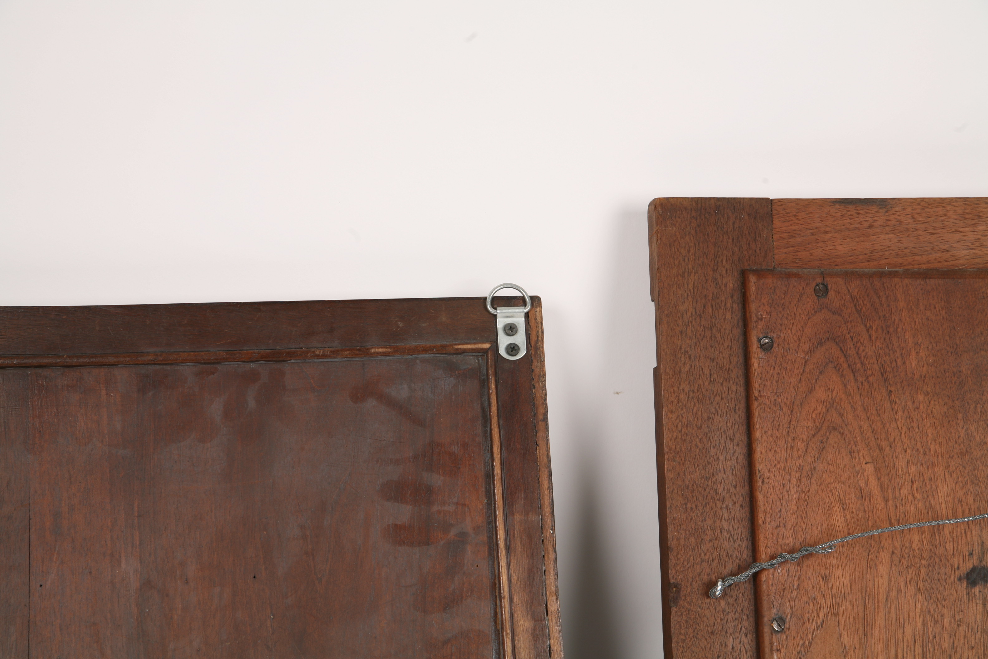 Repurposed Carved Wooden Plaques