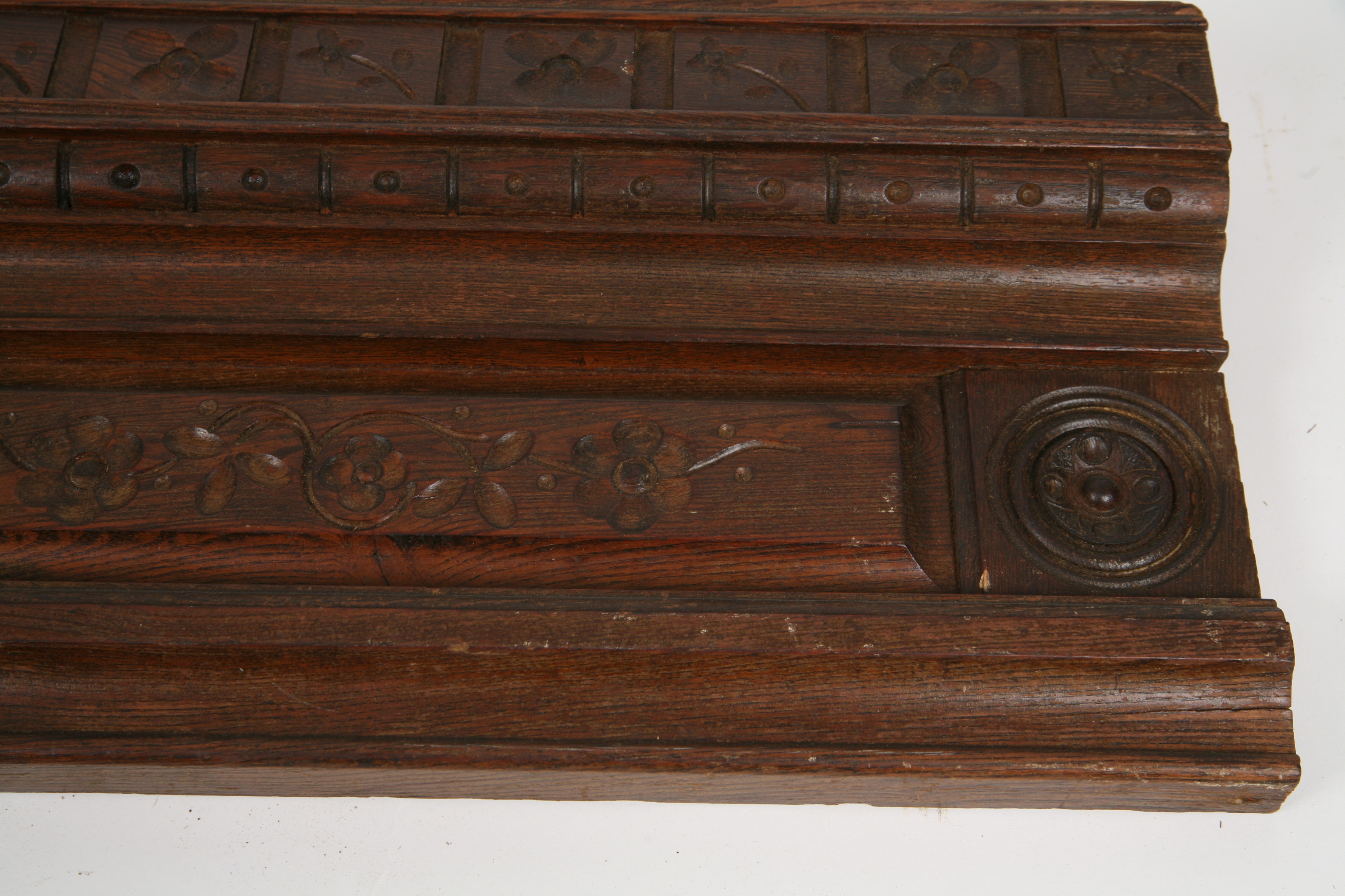 Carved Oak Architectural Molding Panels