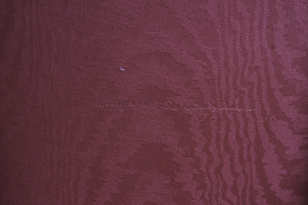 Vintage Upholstered Wingback Rocking Chair