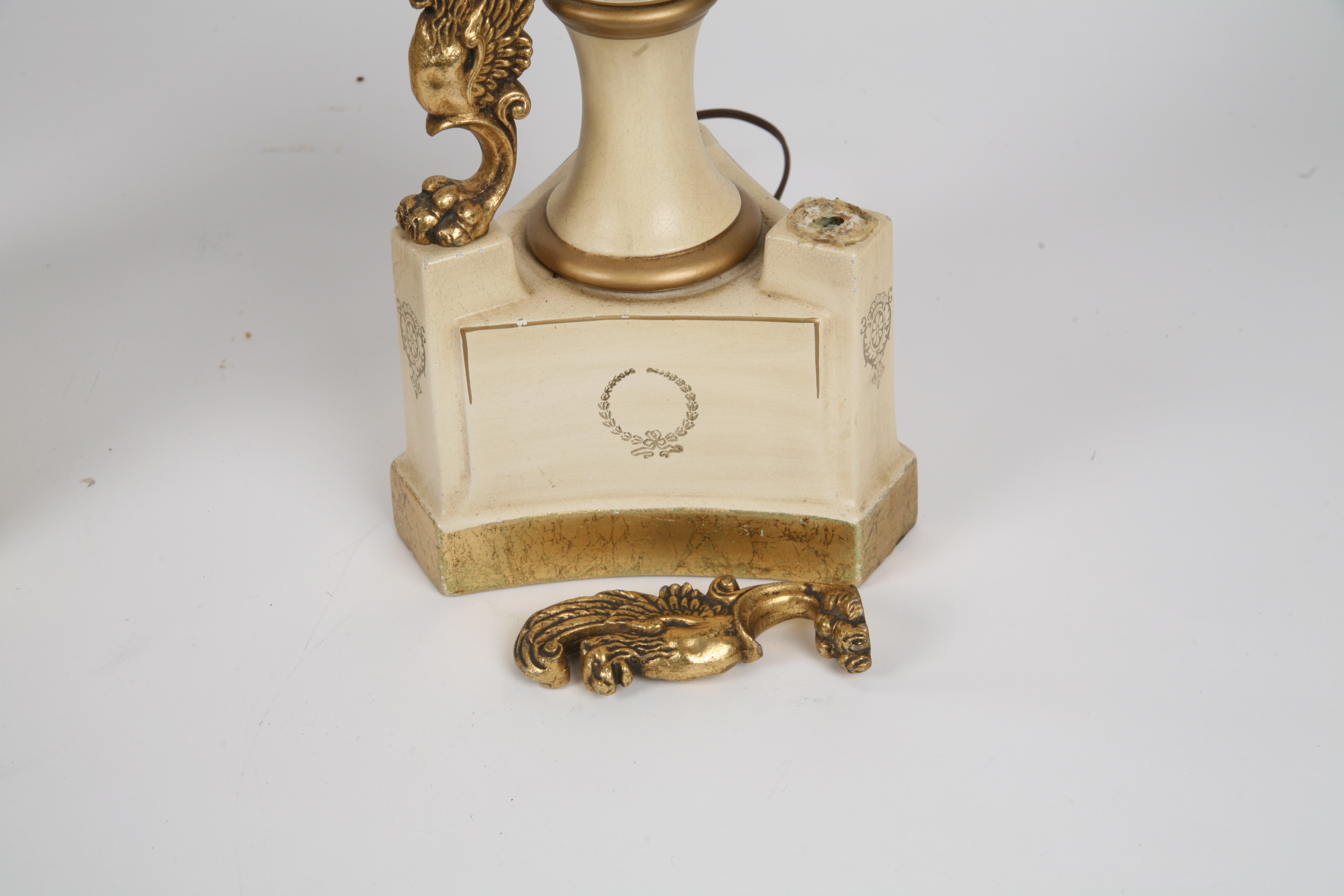 Pair of Vintage Torchiere Buffet Lamps