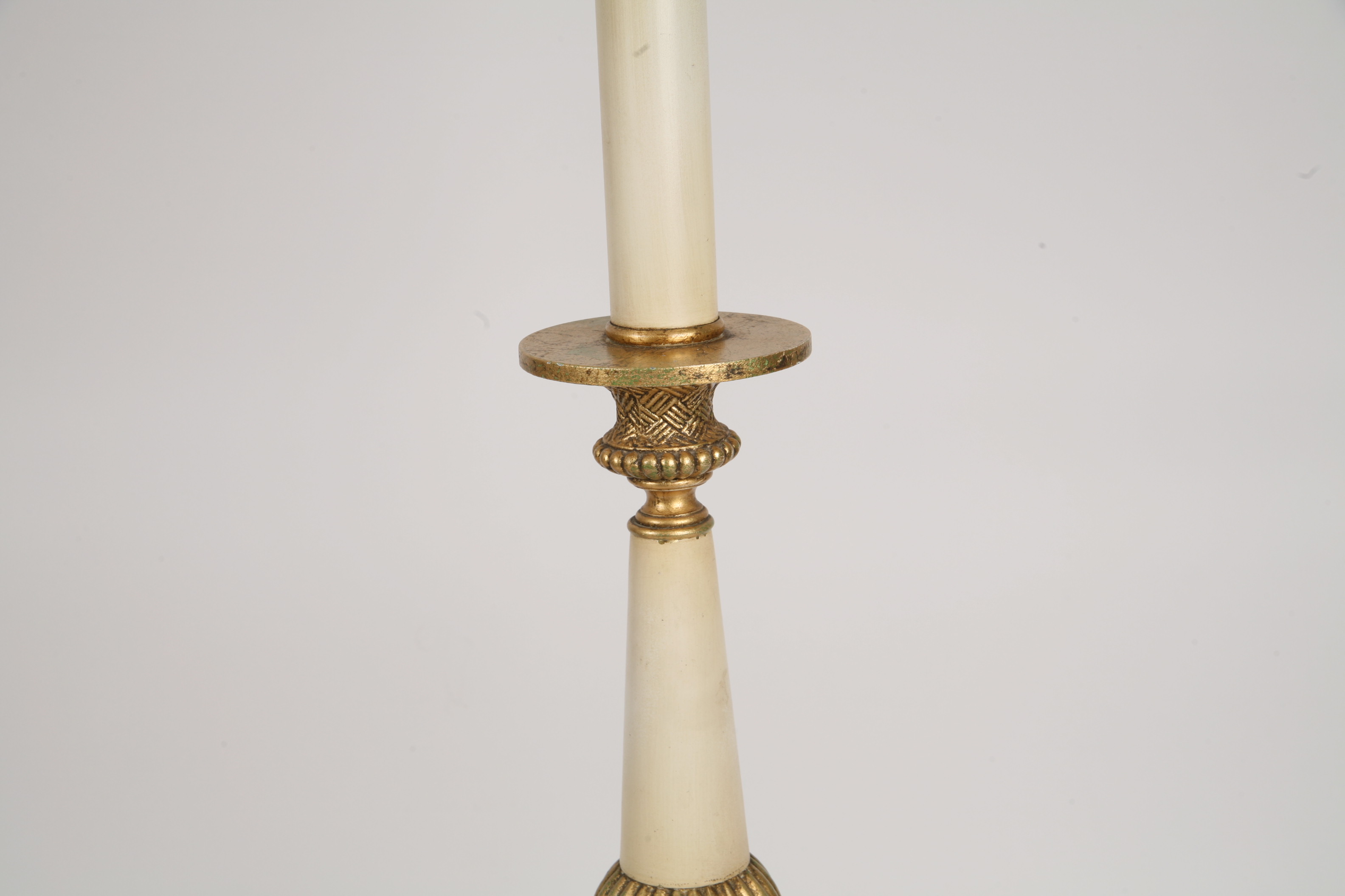 Pair of Vintage Torchiere Buffet Lamps