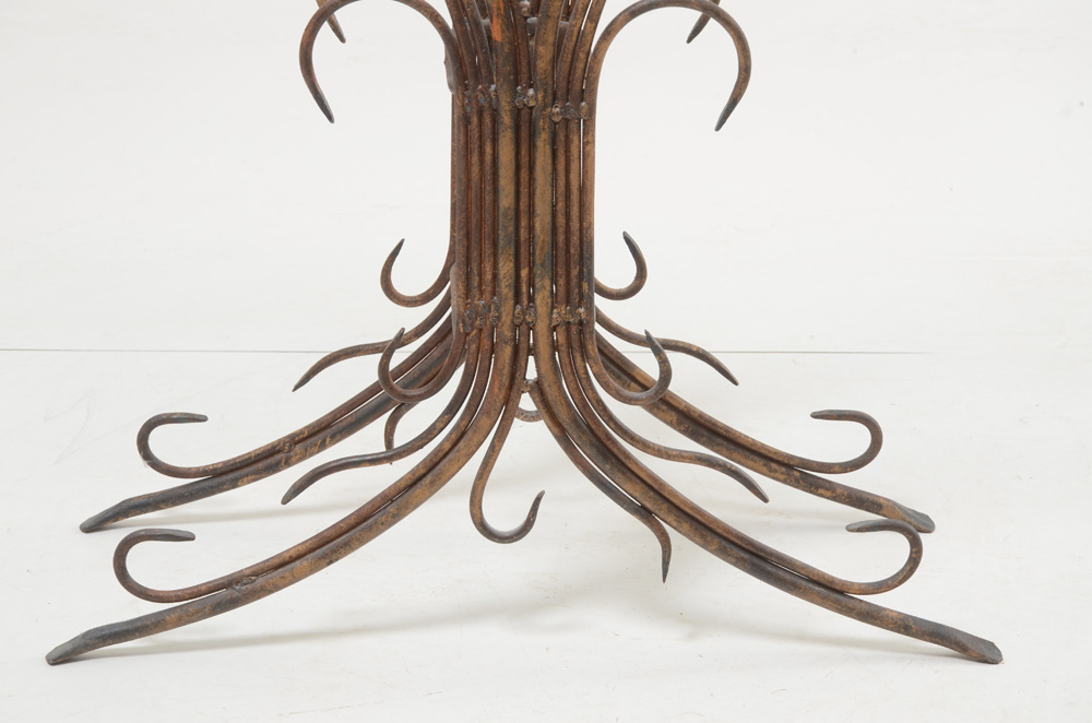 Wrought Iron Accent Table