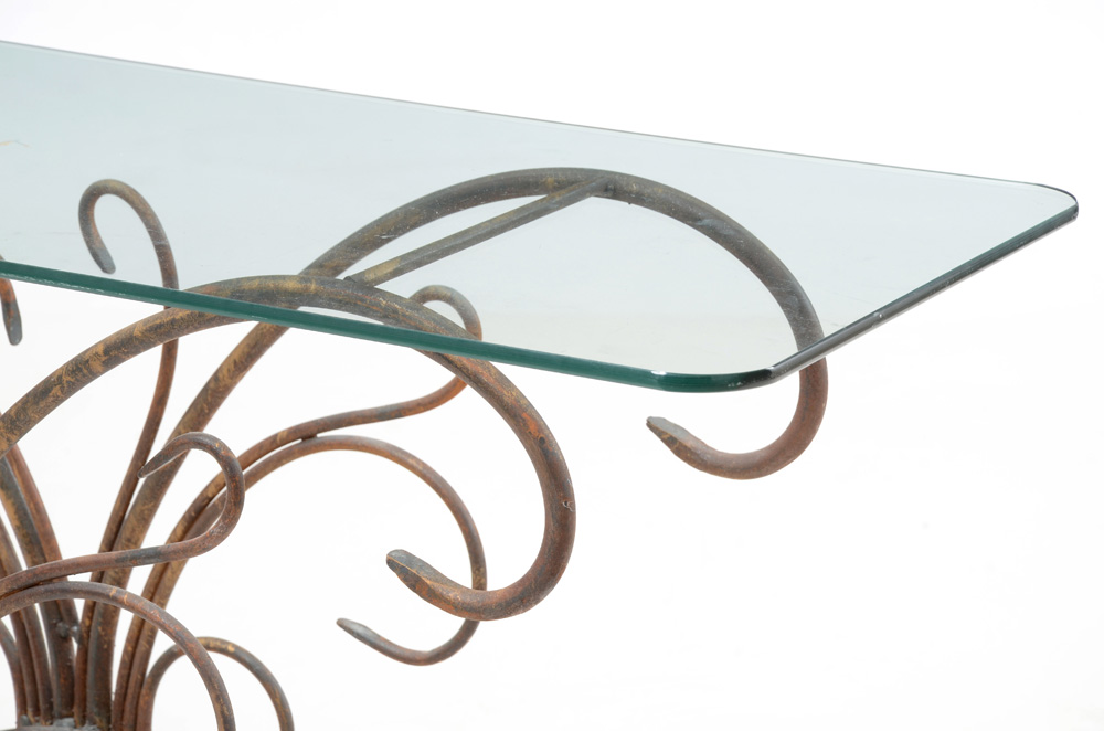 Wrought Iron Accent Table