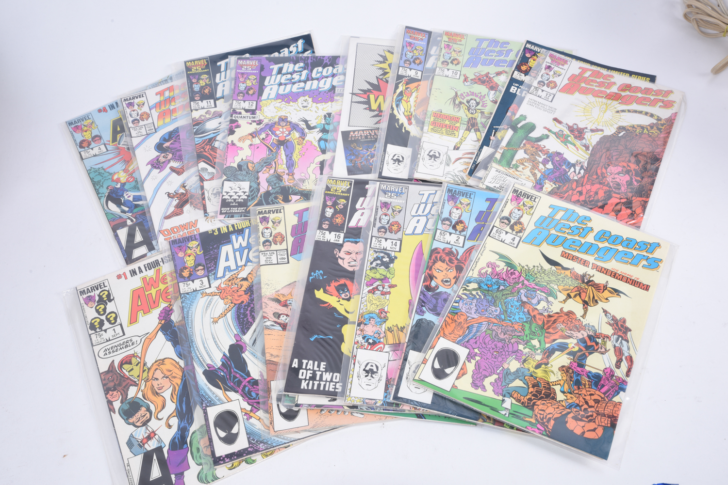 Modern Age Marvel and DC Comic Books Including "Who's Who" and "Marvel Age"