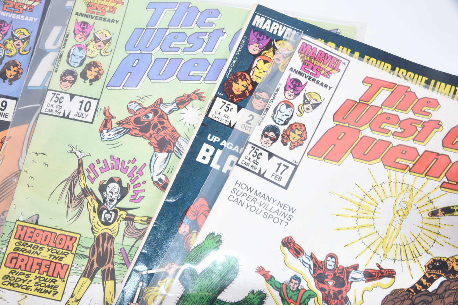 Modern Age Marvel and DC Comic Books Including "Who's Who" and "Marvel Age"