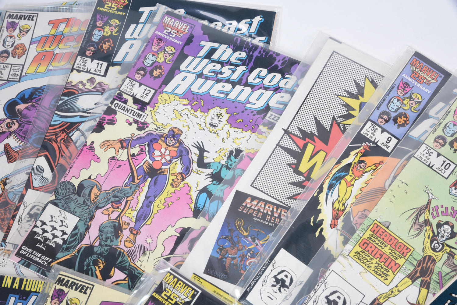 Modern Age Marvel and DC Comic Books Including "Who's Who" and "Marvel Age"