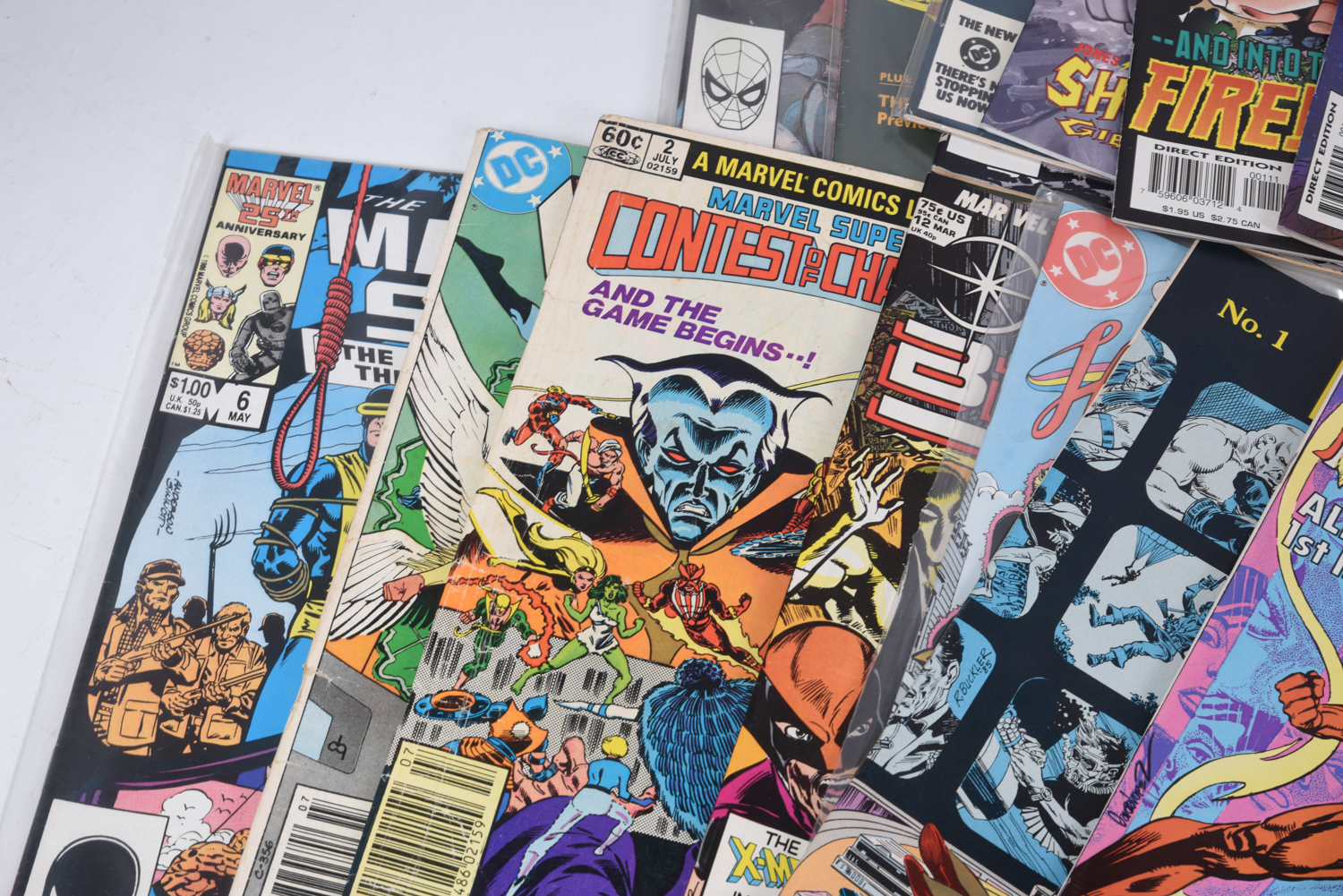 Modern Age Marvel and DC Comic Books Including "Who's Who" and "Marvel Age"