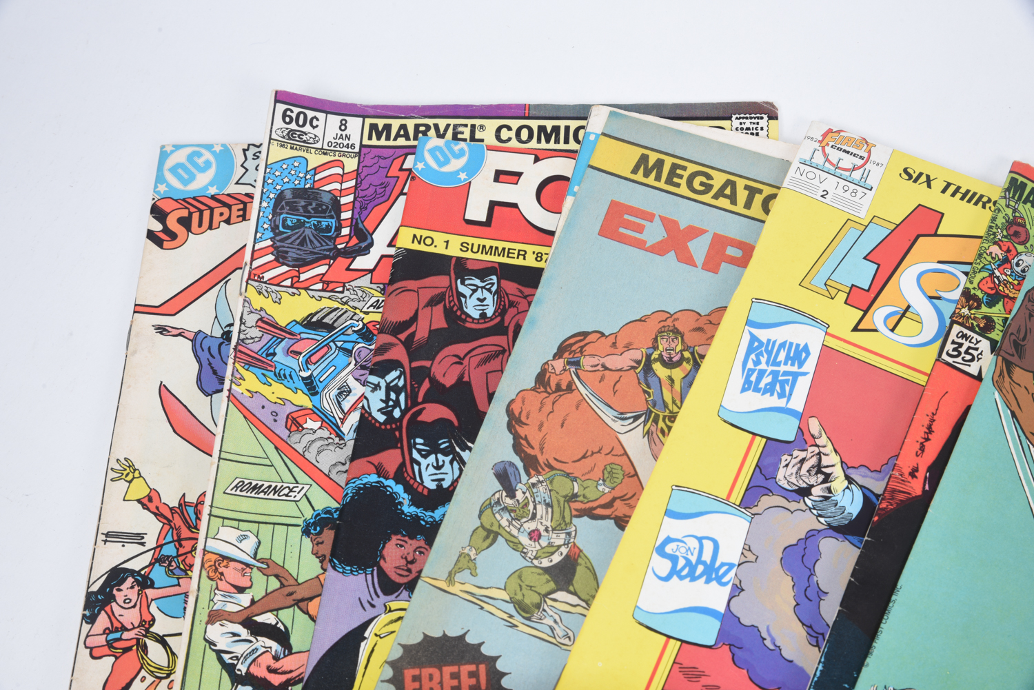 Modern Age Marvel and DC Comic Books Including "Who's Who" and "Marvel Age"