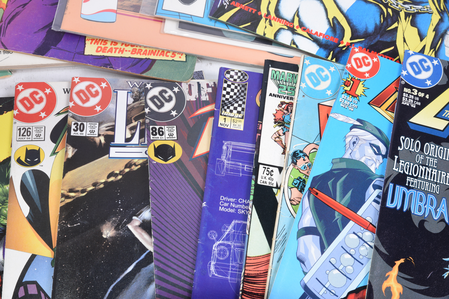 Modern Age Marvel and DC Comic Books Including "Who's Who" and "Marvel Age"