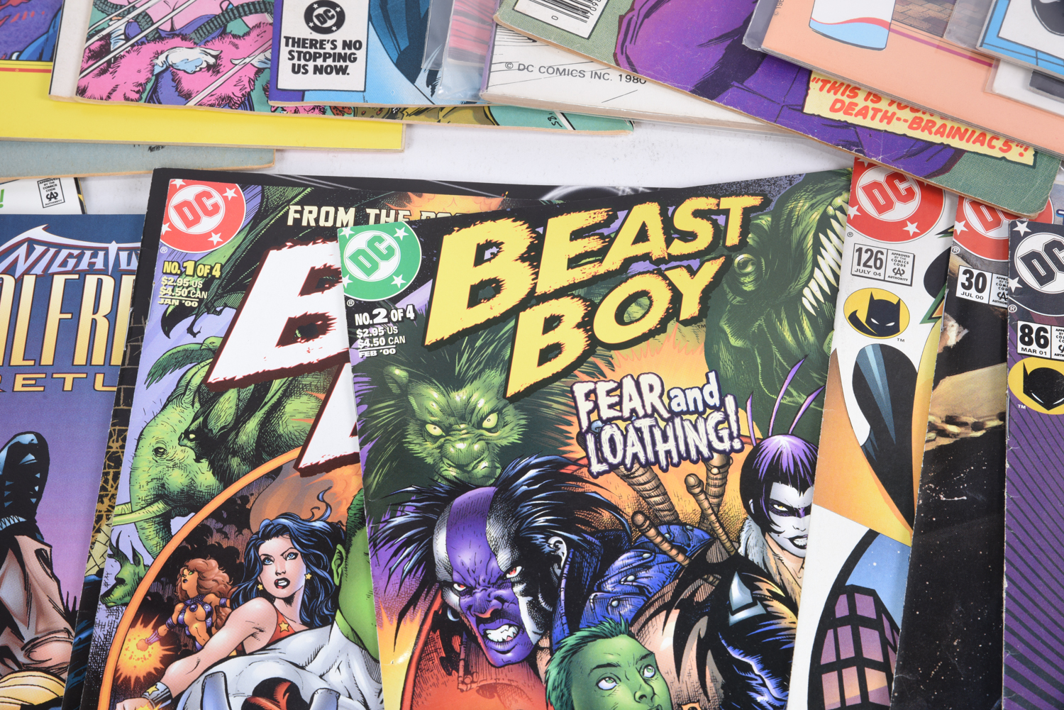 Modern Age Marvel and DC Comic Books Including "Who's Who" and "Marvel Age"