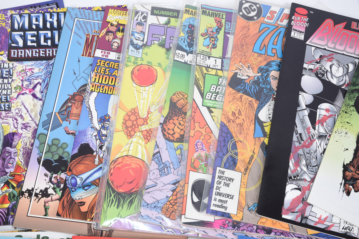 Modern Age Marvel and DC Comic Books Including "Who's Who" and "Marvel Age"