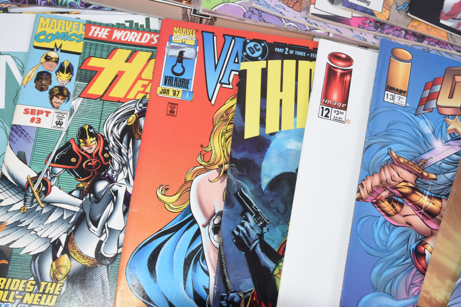 Modern Age Marvel and DC Comic Books Including "Who's Who" and "Marvel Age"