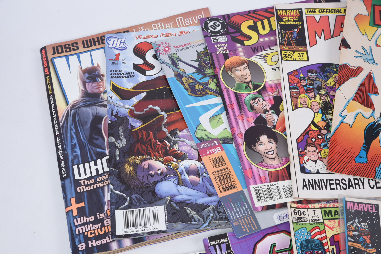 Modern Age Marvel and DC Comic Books Including "Who's Who" and "Marvel Age"