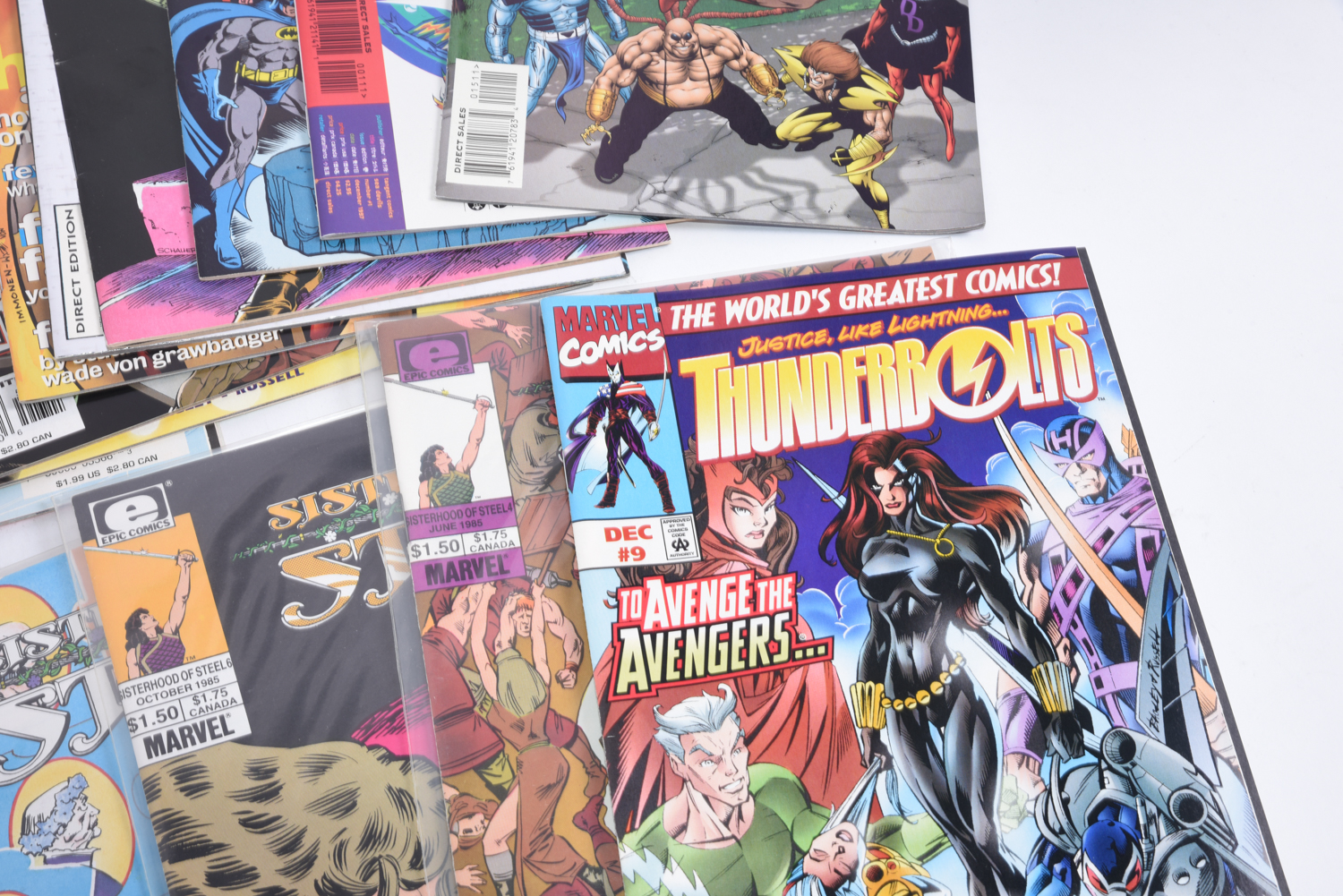 Modern Age Marvel and DC Comic Books Including "Who's Who" and "Marvel Age"