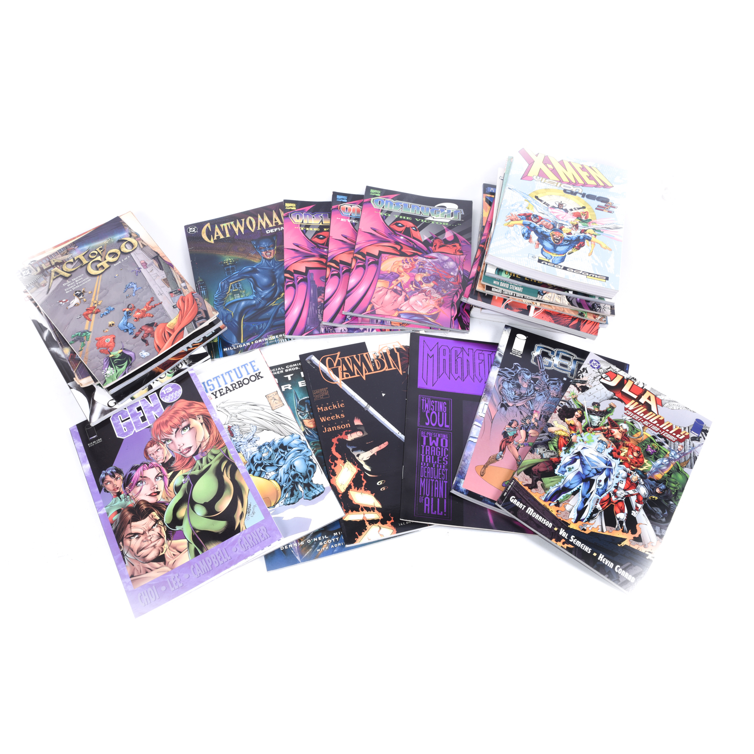 Modern Age Comic Books Including "Gambit" and "JLA"