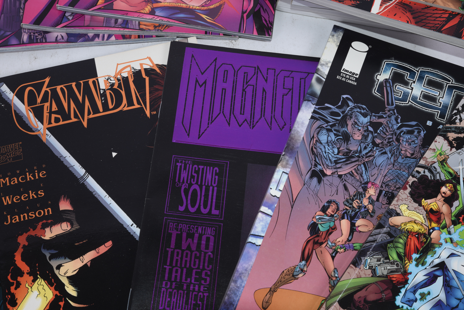 Modern Age Comic Books Including "Gambit" and "JLA"